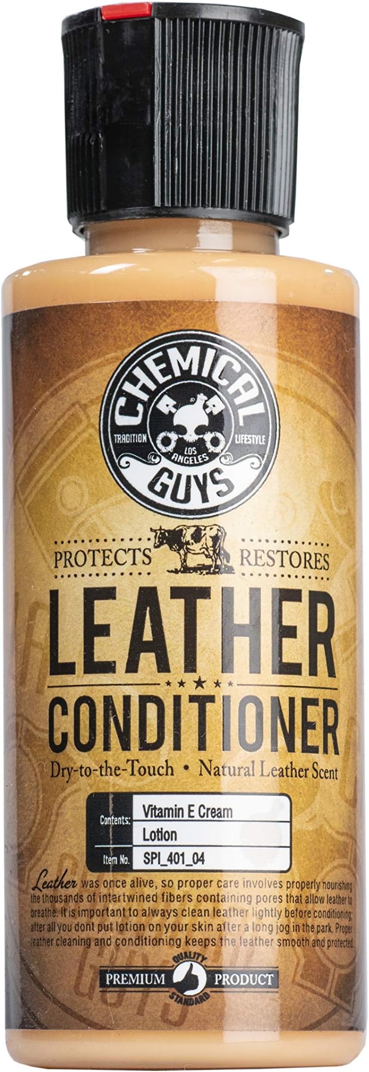 Chemical Guys SPI_401_04 Vintage Series Leather Conditioner (4 oz)