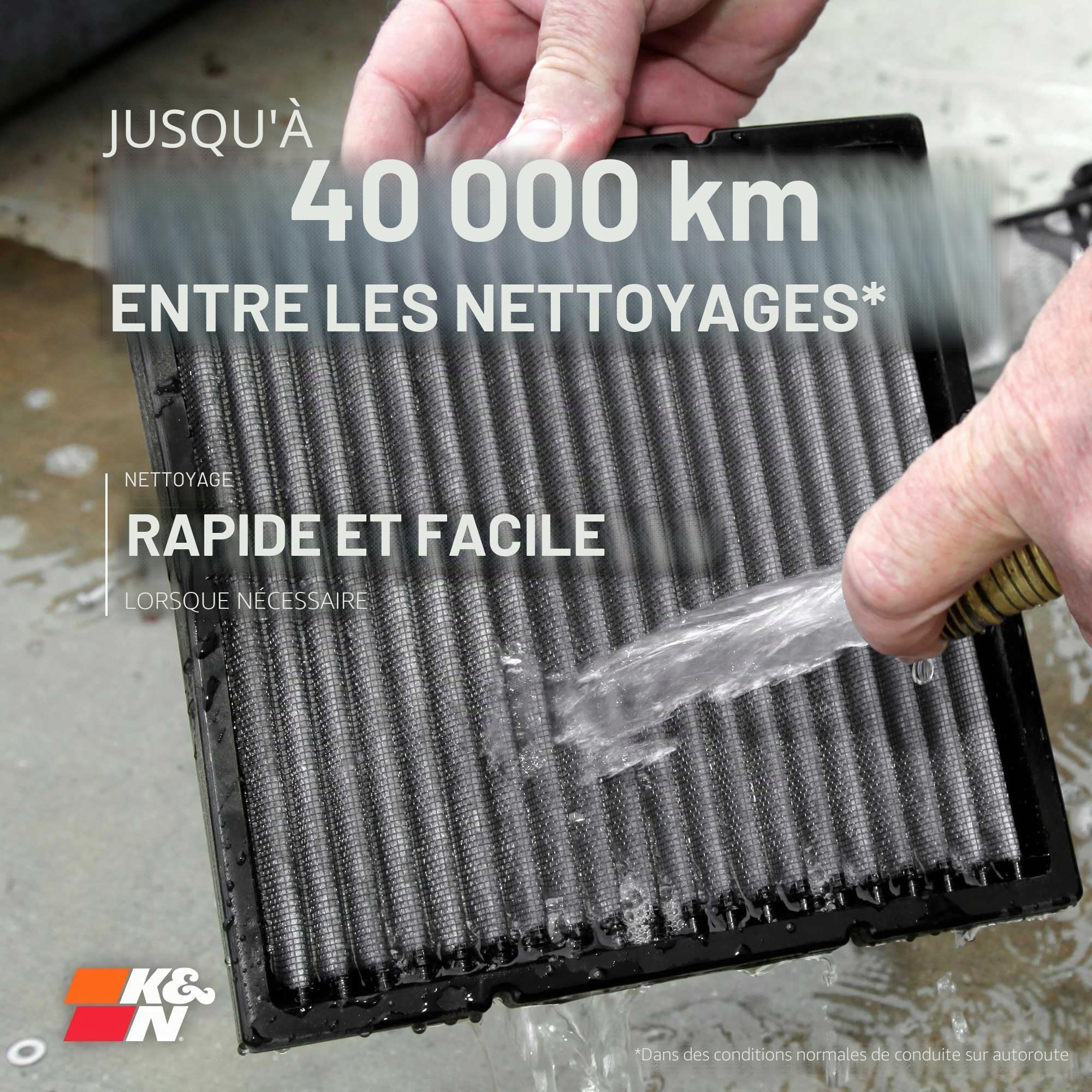 K&N VF2000 Voitures Filtre à Air Cabine