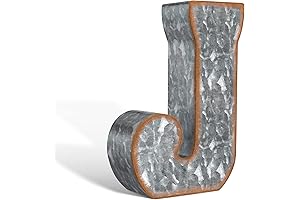 CraftyCrocodile 7" Galvanized Metal Outdoor Letters