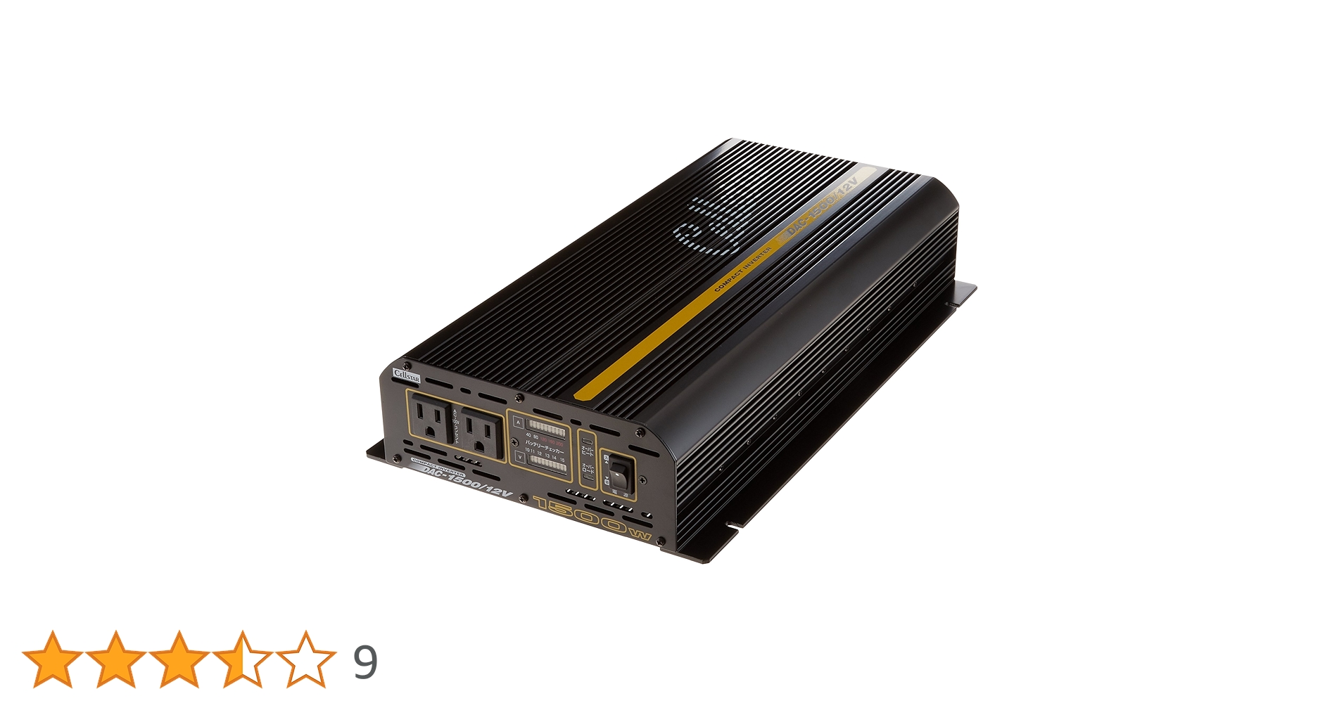 CELLSTAR コンパクトインバーター DAC-1500/12V Amazon | セルスター(CELLSTAR) インバーター DAC-1500/12V 定格