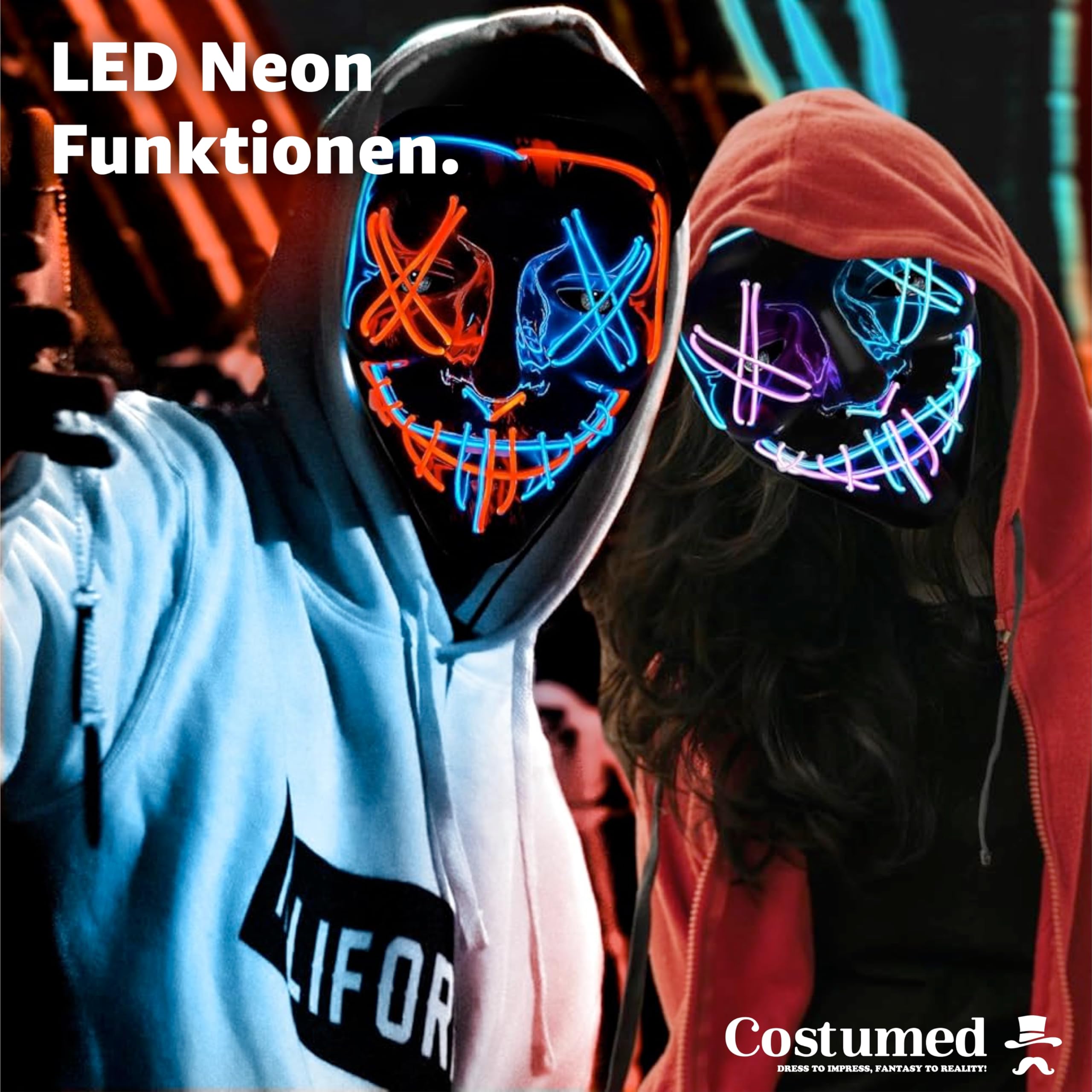 Costumed Halloween Mask Purge LED - Image 4