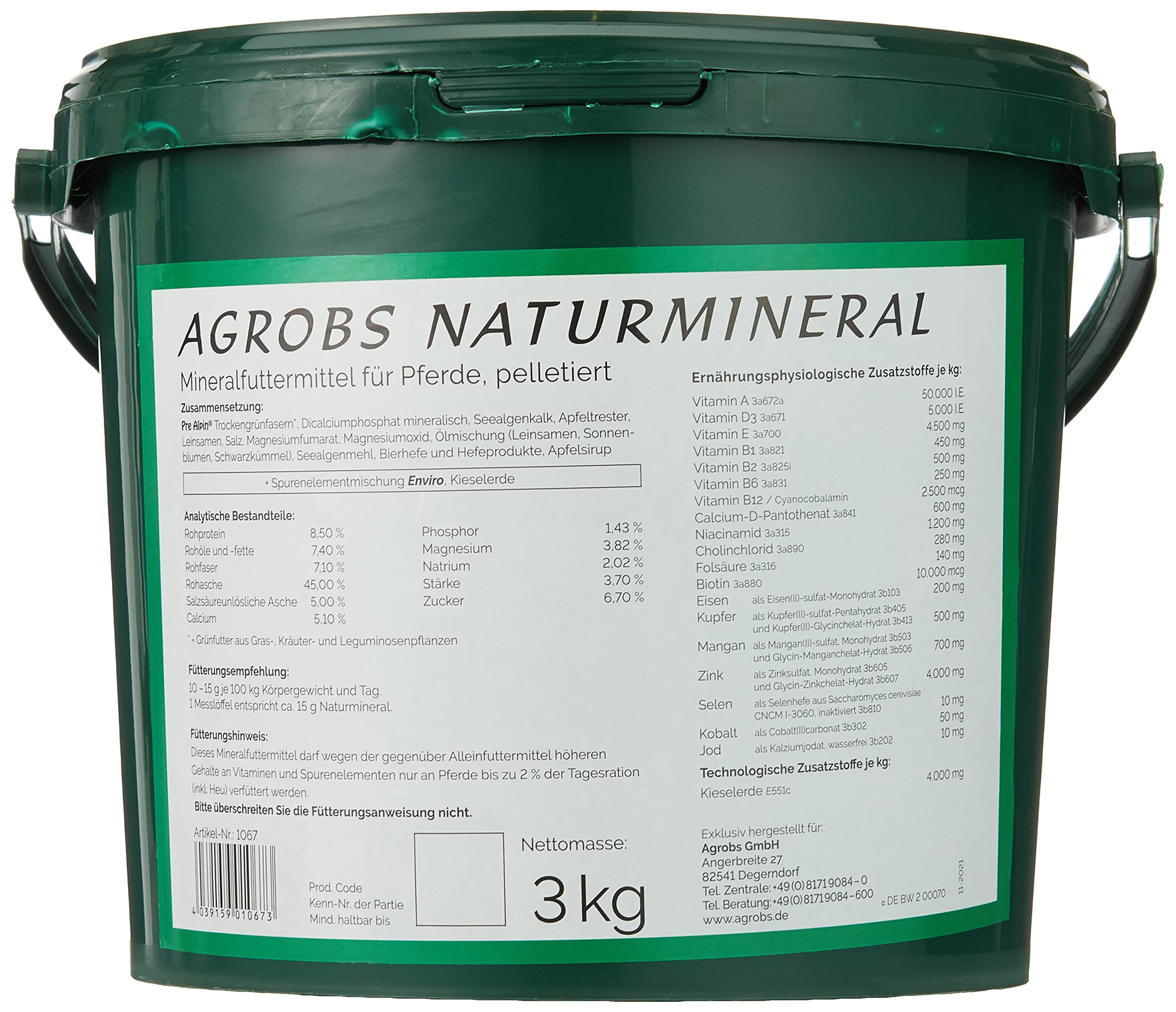 Agrobs Amino puro, confezione da 1 (1 x 3000 g)