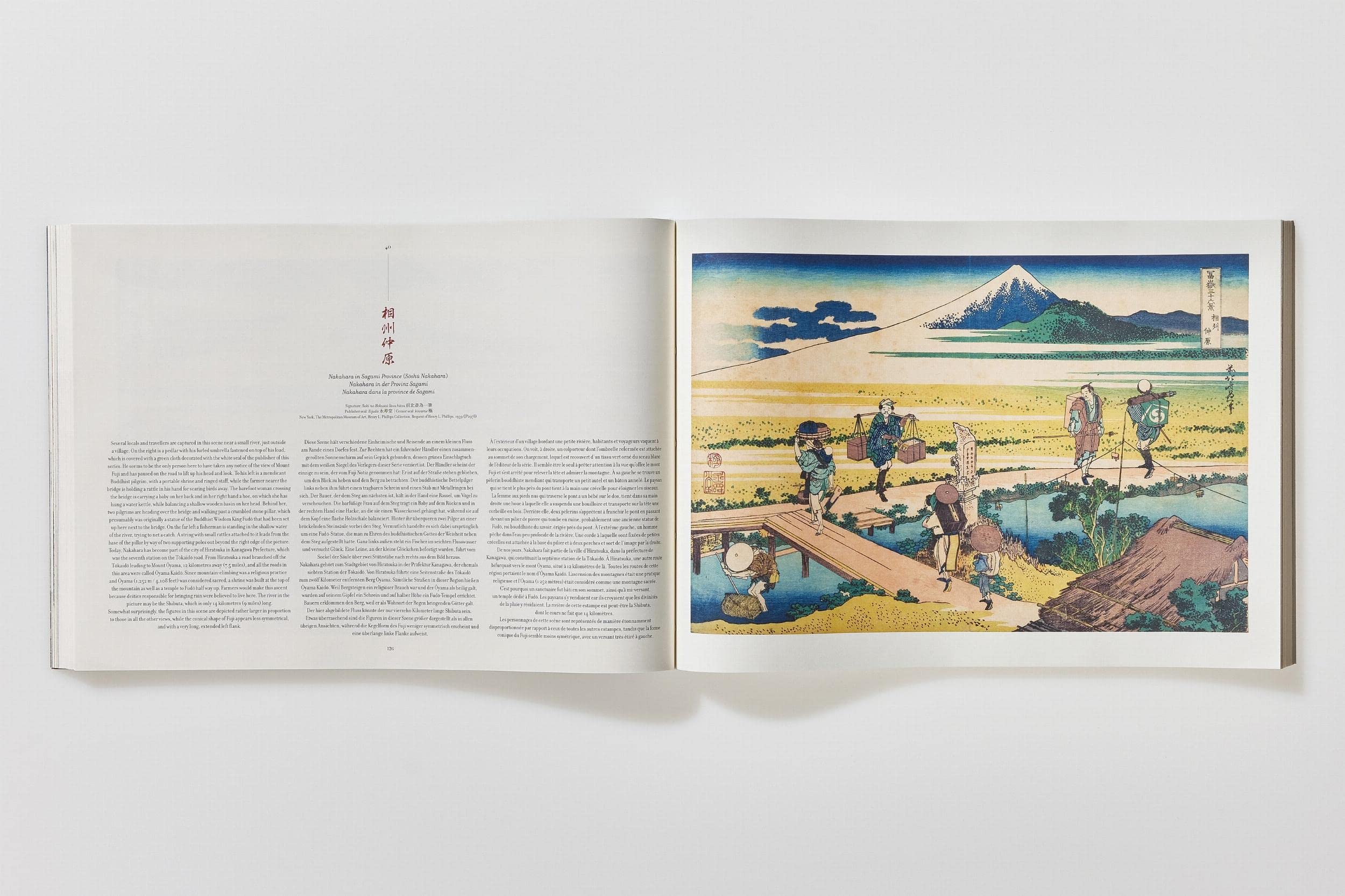 Hokusai: Thirty-six Views of Mount Fuji / Sechsunddreissig Ansichten Des Berges Fuji / Trente-six Vues Du Mont Fuji