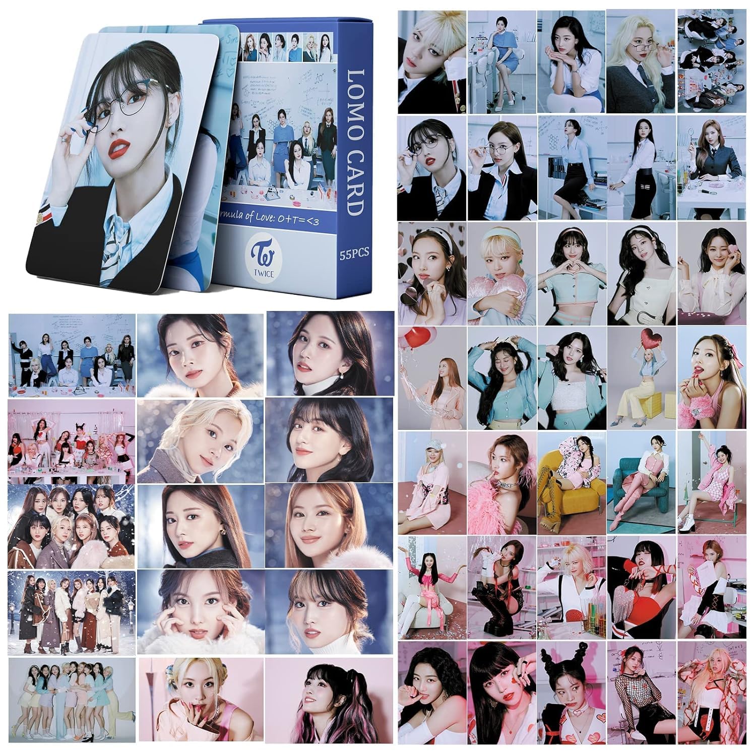 TWICE formula of love トレカ バラ売り Careflection Kpop Twice LOMO Cards Formula of Love: O+T=<3