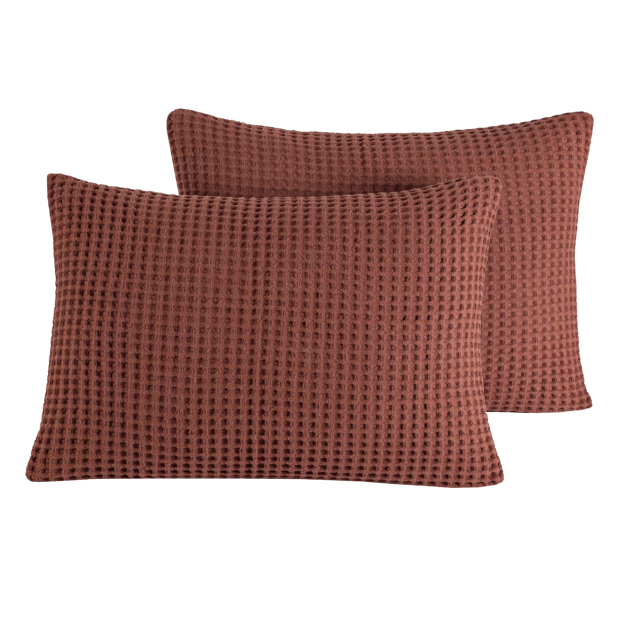 Milam London Decorative Terracotta Pillow Cases 2 Pack 100% Cotton Pillowcases — image 1