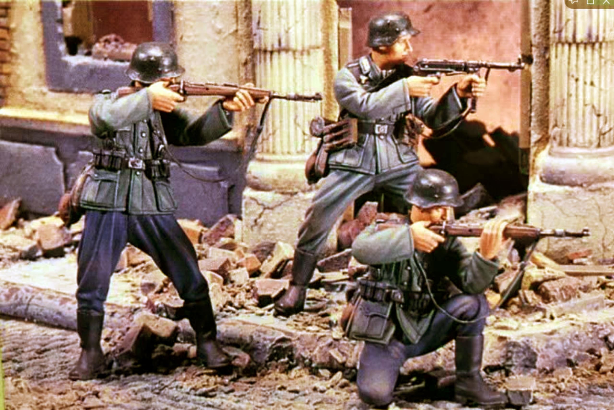 1/35 WWII Kit De Modélisme En Résine Soldat Allemand Non Peintes Et Démontées (3 Personnes)//C0q5-5