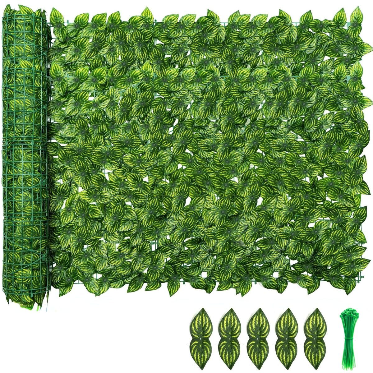 Amazon.co.jp: グリーンフェンス 1m×3m 目隠し ベランダ グリーン