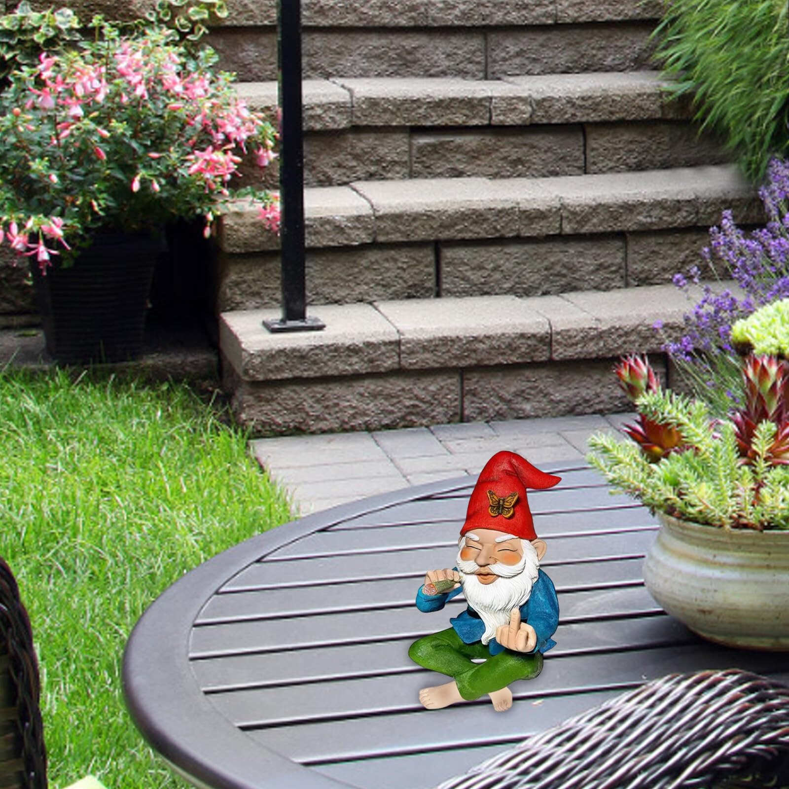 Nain De Jardin Grincheux Nain De Jardin Design Doigt D'Honneur - Les Nains De Jardin | Boutique Nain De Jardin Gifi