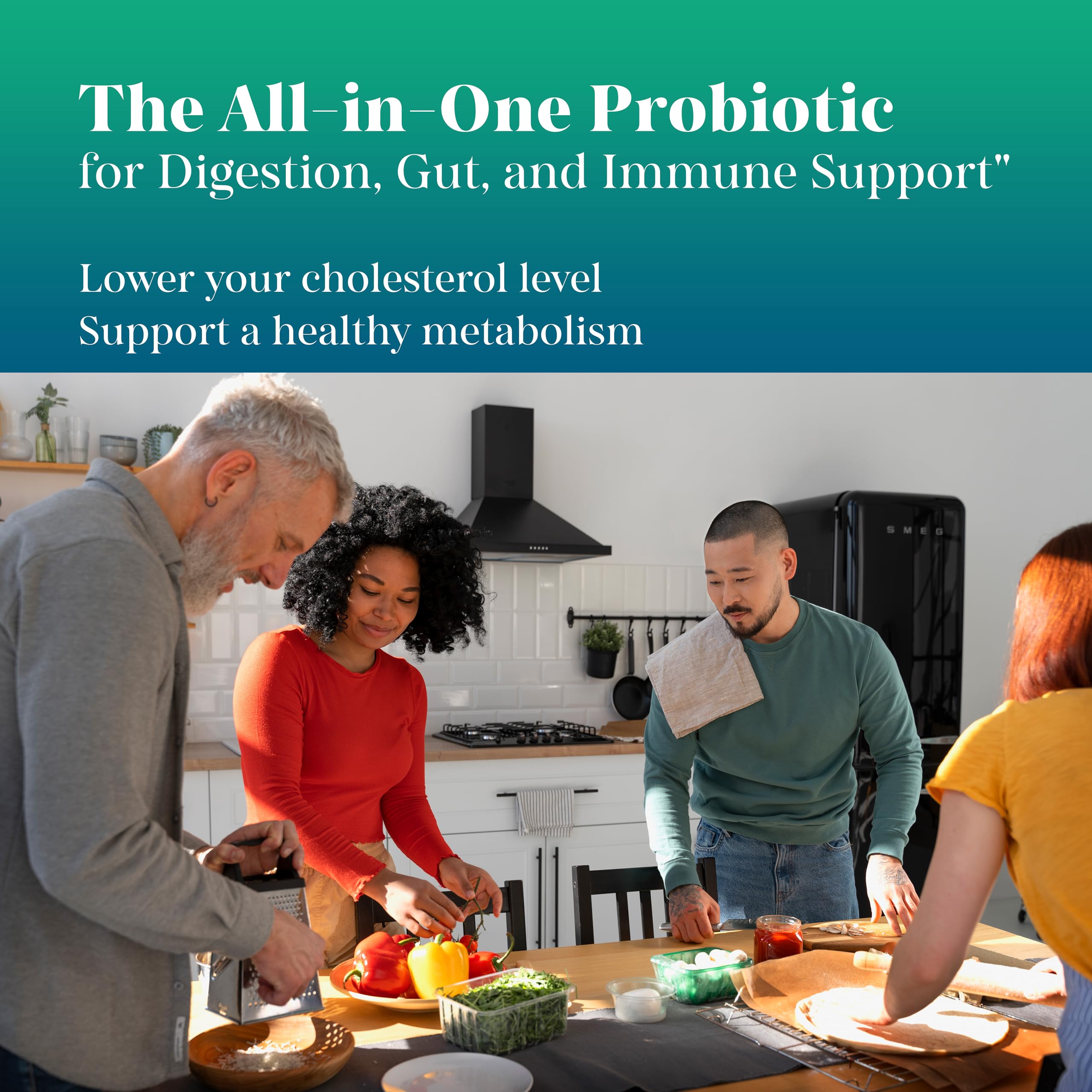 Lactobacillus Gasseri 25 Billion CFU Probiotic Supplement for Digestion & Gut Health | for Both Men & Women - 60 Veg Capsules — Amazon image 5