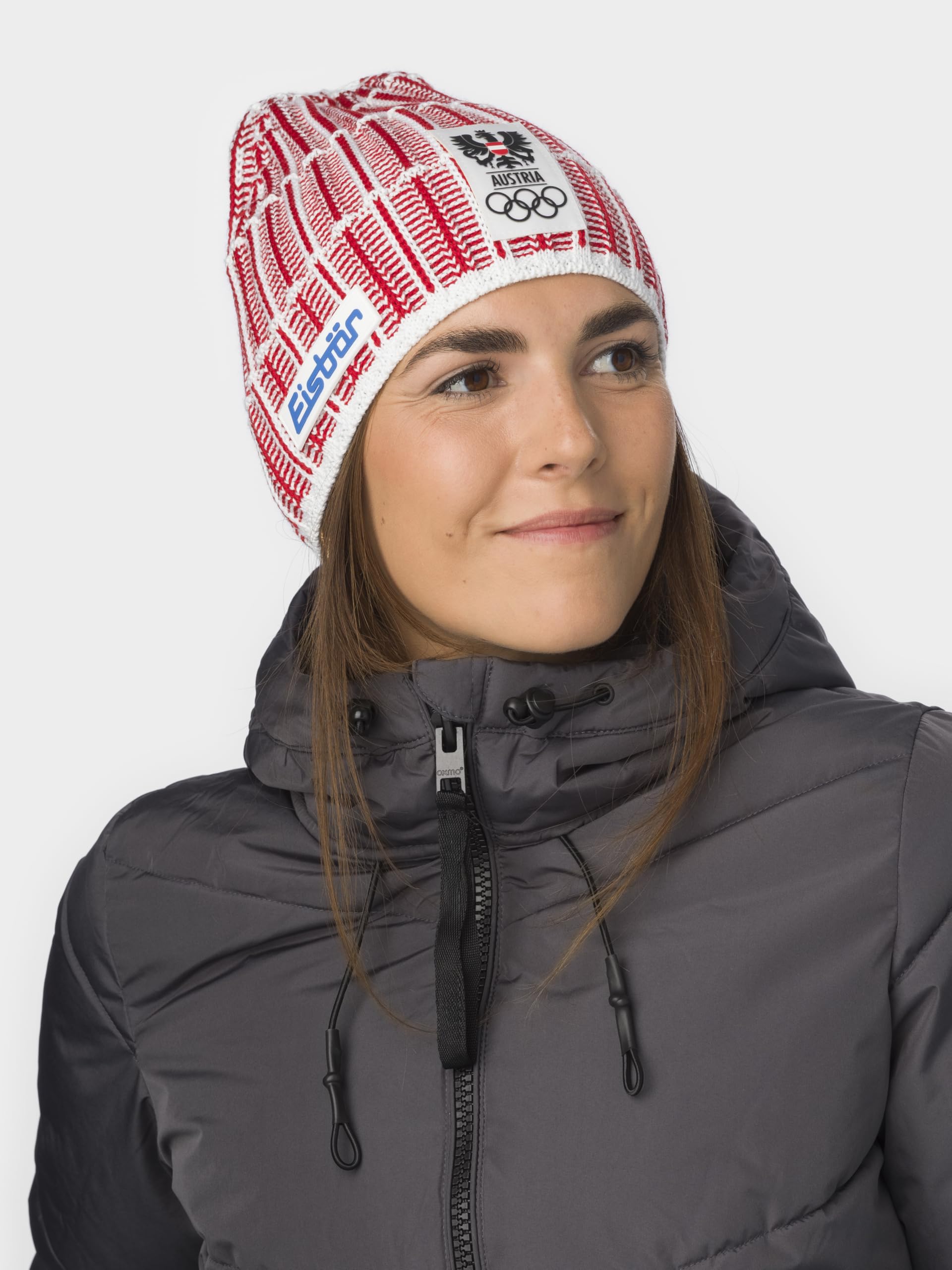 Eisbär Mütze Herren & Damen Milano Oversized - Offizieller Lieferant des Olympia Team Austria - Merino Strickmütze für Männer bequem kuschelig - Beanie atmungsaktiv thermoregulierend Wintermütze