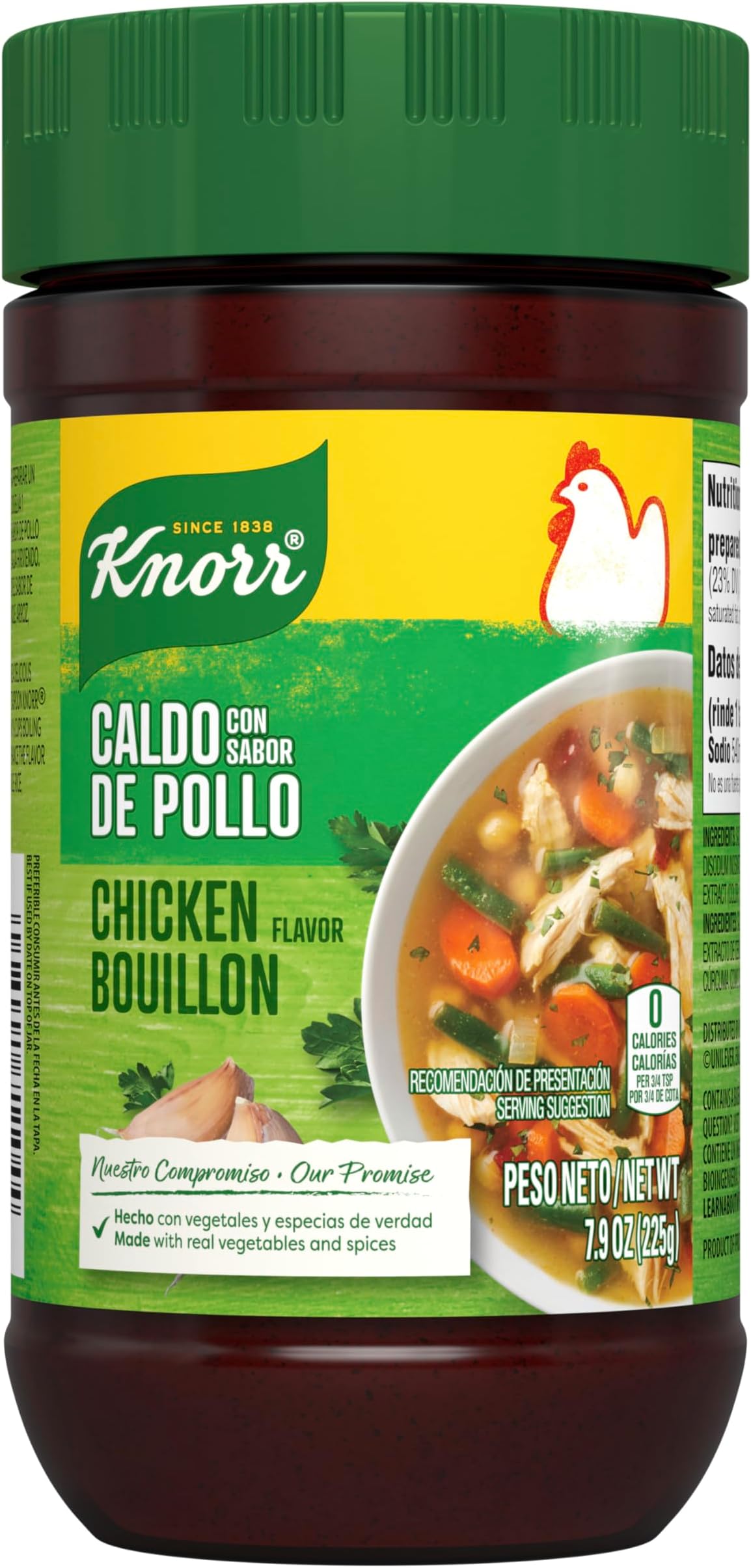 Chicken Flavor Bouillon For Sauces, Soups and Stews Granulated Fat and Cholesterol Free 7.9 oz