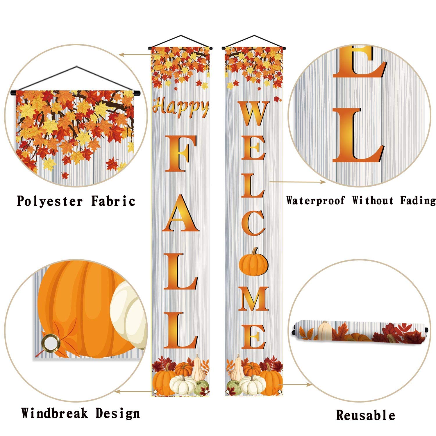 Hzppyz Herbst-Eichhörnchen Gartenflagge Doppelseitig – Jute, Wetterfest, Für Hof & Terrasse