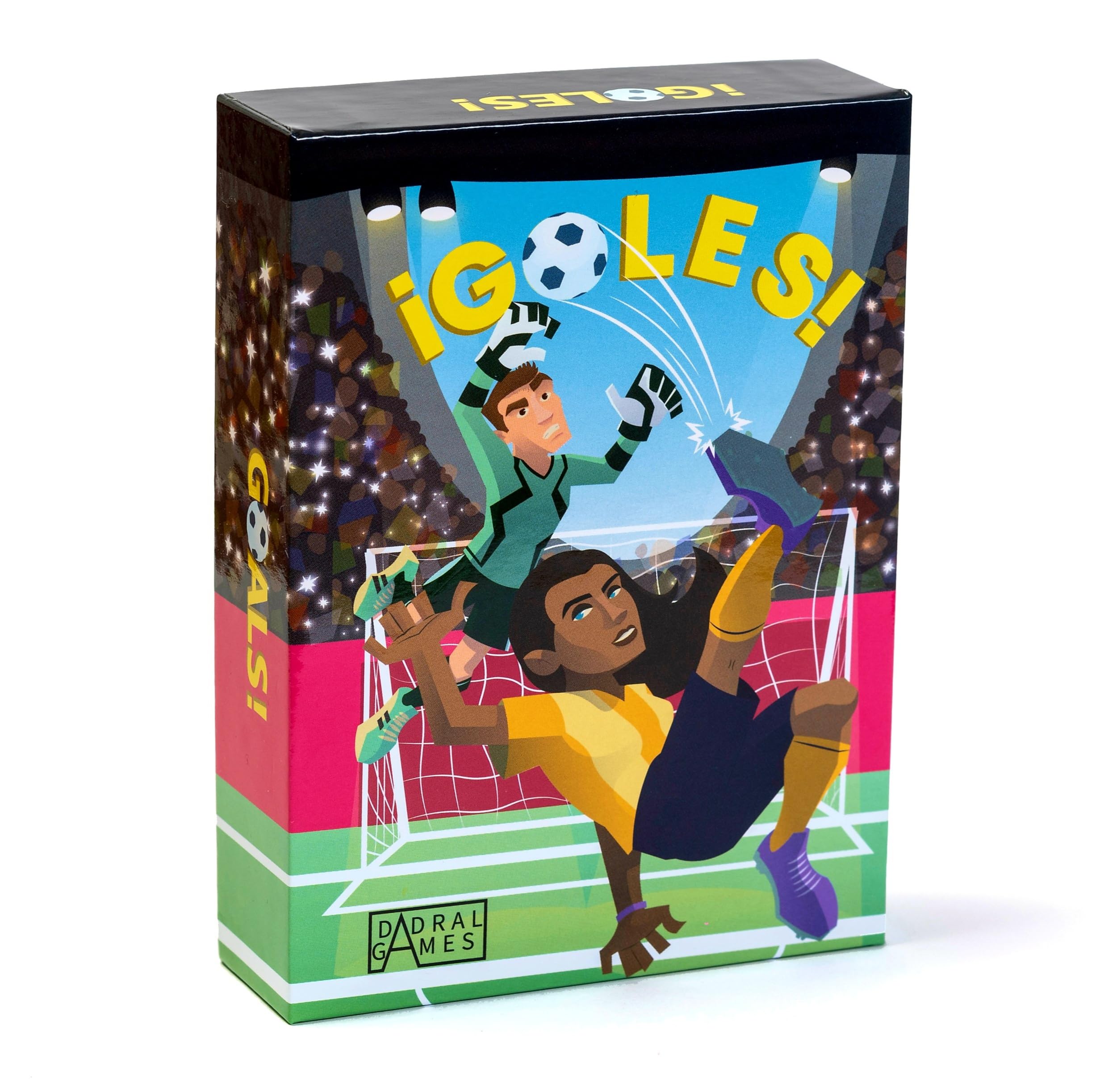 Dadral Games - Juego de Cartas de Fútbol ¡GOLES! | Juegos de Mesa de fútbol | A Partir de 6 Años | Regalos fútbol | Regalo comunión niño/niña | Multilingüe