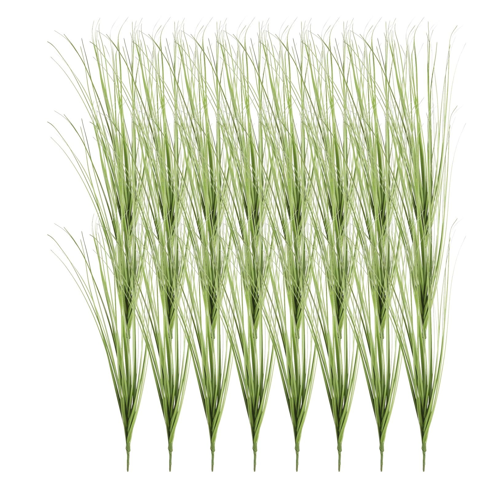 QUARKZMAN 24 Pcs Gazon Artificiel Plantes 20,5" Arbustes Faux Buissons Vert