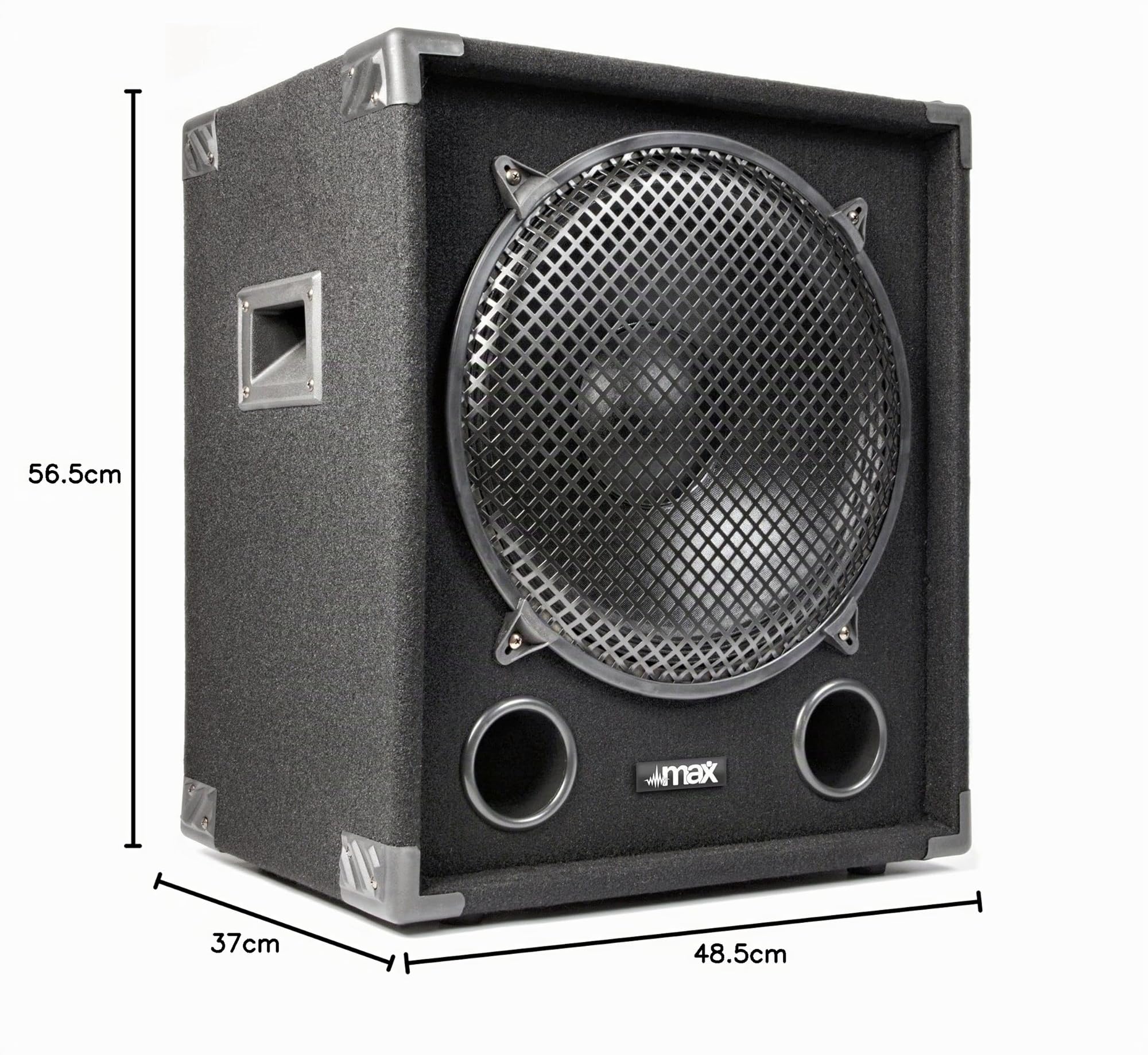 MAX Max15SUB Caisson de Basse Passif 1200 Watts Subwoofer DJ 15"