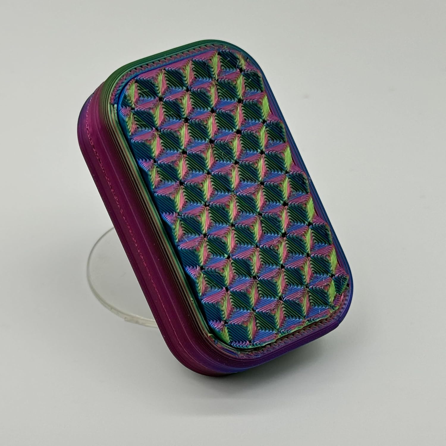Colored Border Bubble Diamond Fidget Slider 3 Click Slider Fidget Toys Cool EDC Fidget Clicker for Adults | Help Relieve Stress |Office Toy | Idea Gift (Diamond Style B)