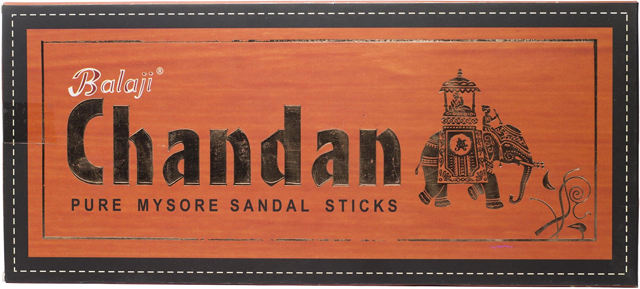 BAC Perfume Mysore Sandal Incense Stick - Pack of 25