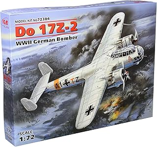 ICM ICM72304 1:72-Do 17Z-2, WWII German Bomber, Black