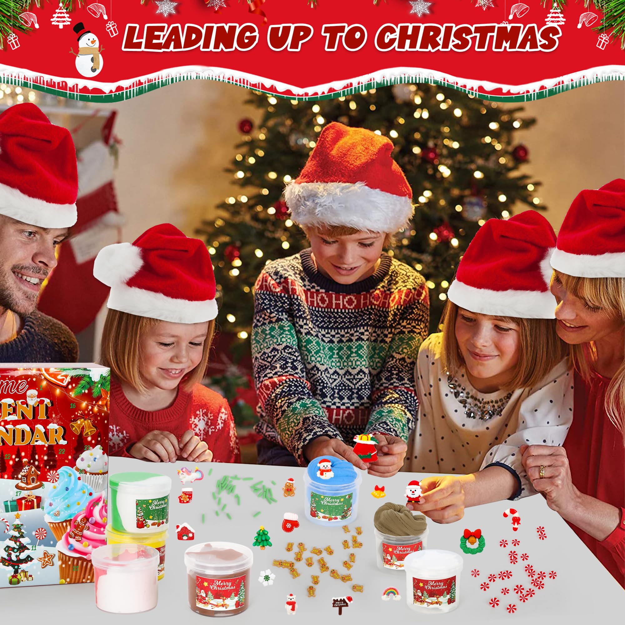 Calendar Christmas Countdown Cosmetic Surprises Christmas Advent