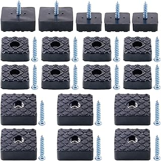 Swpeet 80Pcs Black 22mm & 30mm Square Shape F...,