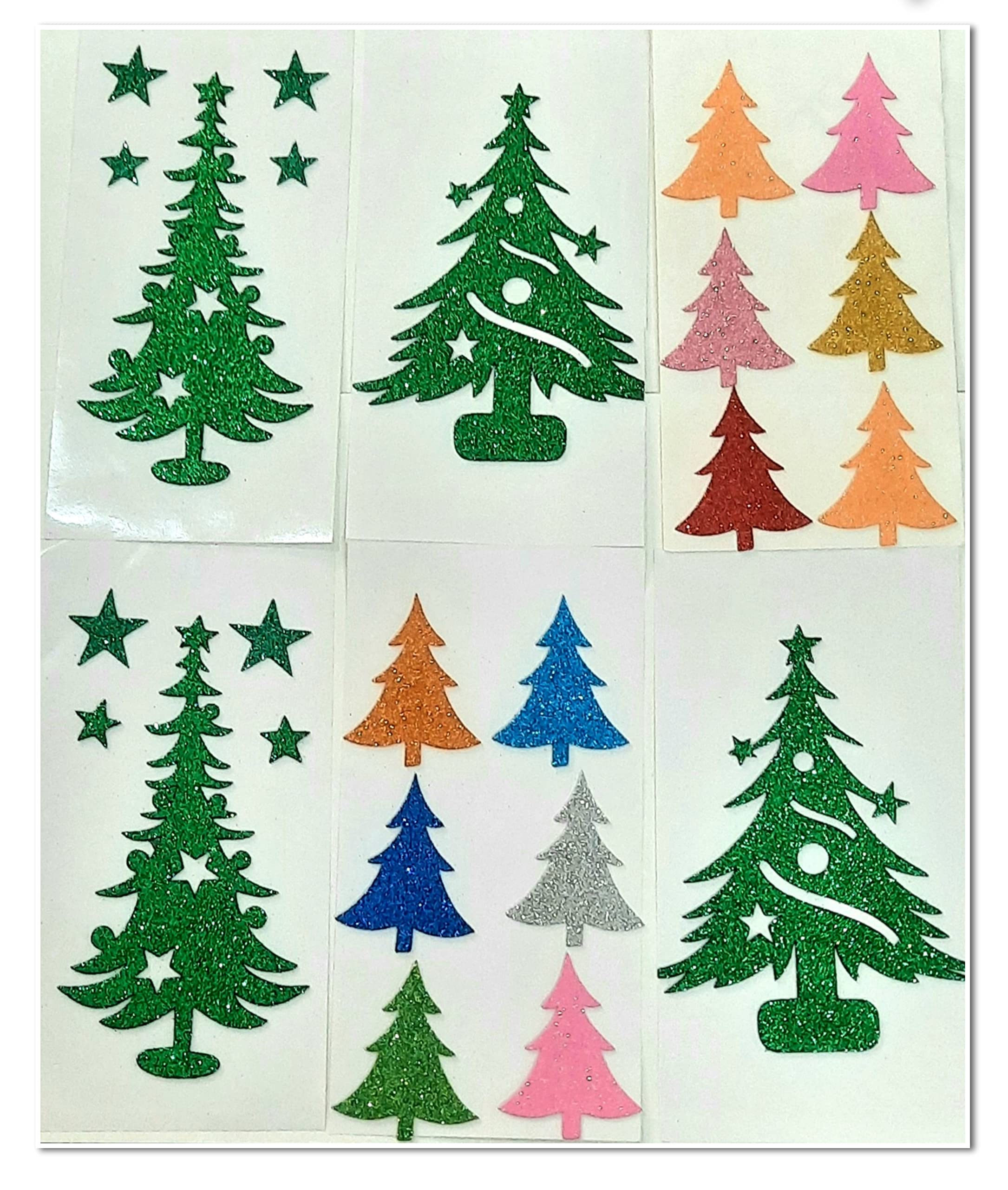 MAGICLE- Christmas Tree Jumbo stickers| Glitter Stickers | Shimmer stickers |DIY|Christmas Gift| New Years Gift|*FREE- MAGIC DELIVERED GIFT WRAPPED!