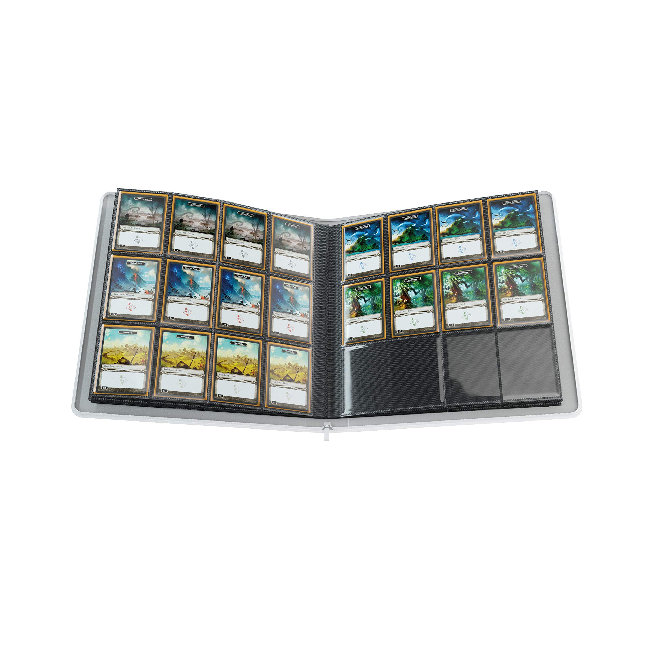 Gamegenic GGS31025ML Zip-Up Album (24-Pocket), White