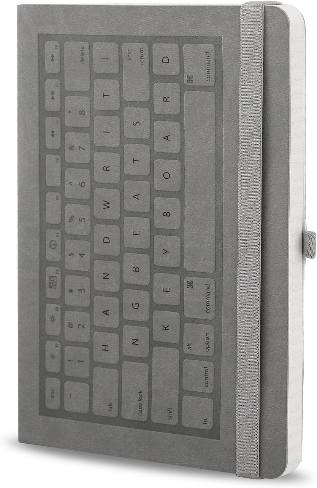 Mediaform KE122 - Rustic Keyboard Notebook - Patterned Paper