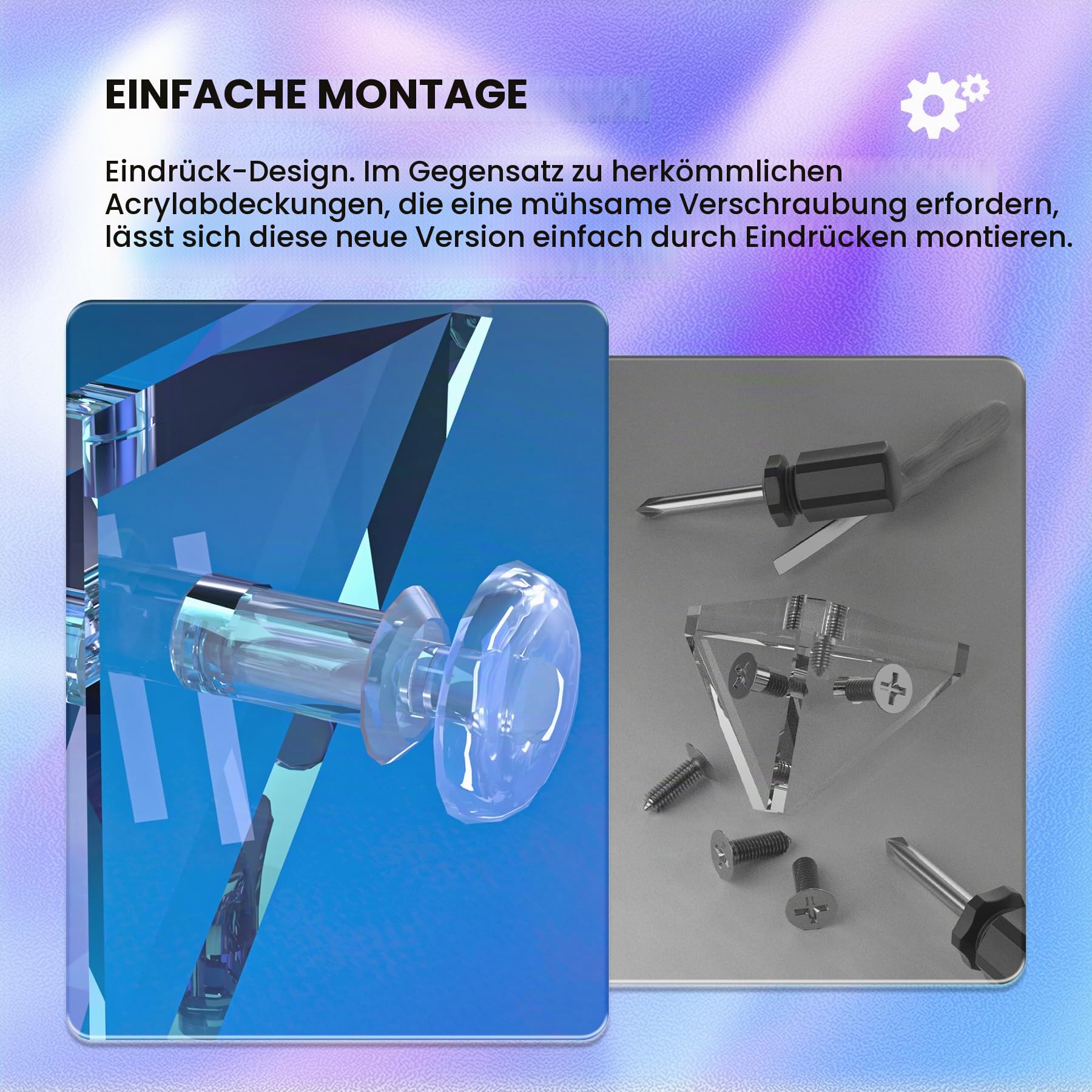 playvital Acryl Vitrine Schaukasten für Nintendo Switch 2, klarer Staubschutzhülle für Switch 2 Dock, Magnetische Belüftungsöffnung, Kratzfeste, wasserdichte, Display-Box, Transparent-Schwarz