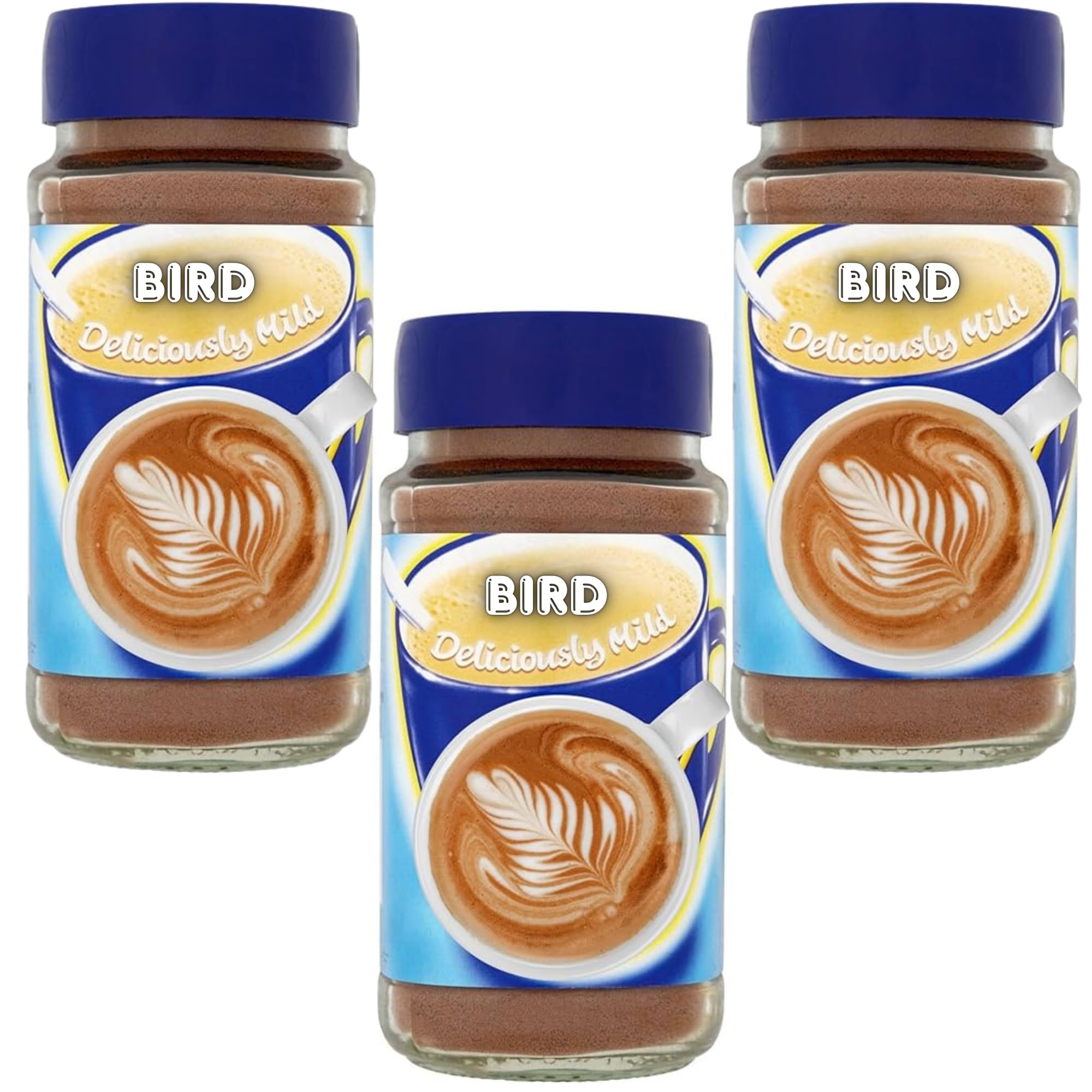 Instant Coffee Bundle With Mellow Birds Deliciously Mild Instant Coffee, Medium Roast. 100g (3 Pack)