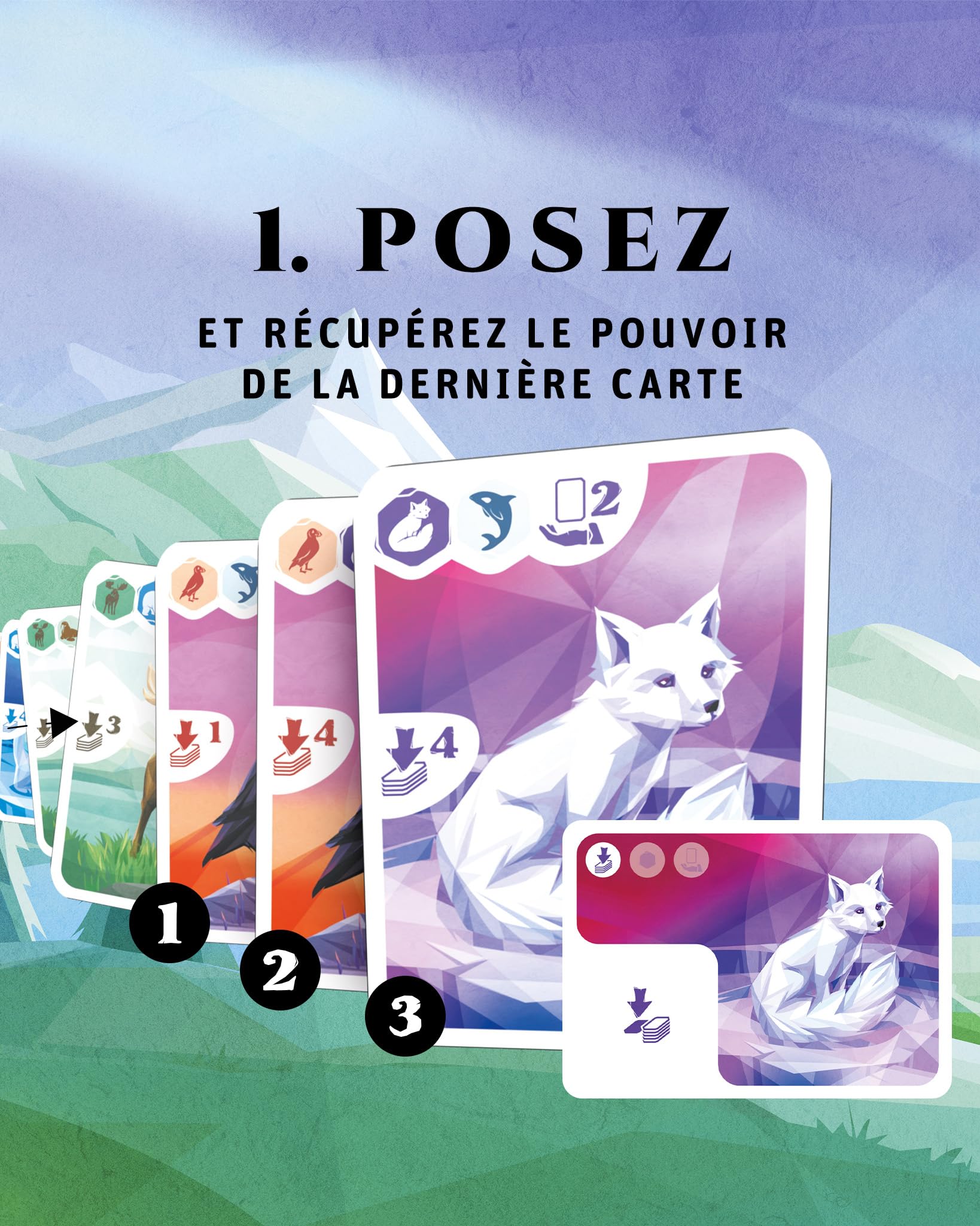 Arctic - Gioco Di Carte Tattico Di Blackrock Games, 2-4 Giocatori, Da 10 Anni, Strategia E Riflessione
