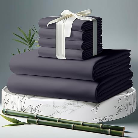 DeColure 100% Bamboo King Sheet Set: The Coolest Sheets for Hot Sleepers