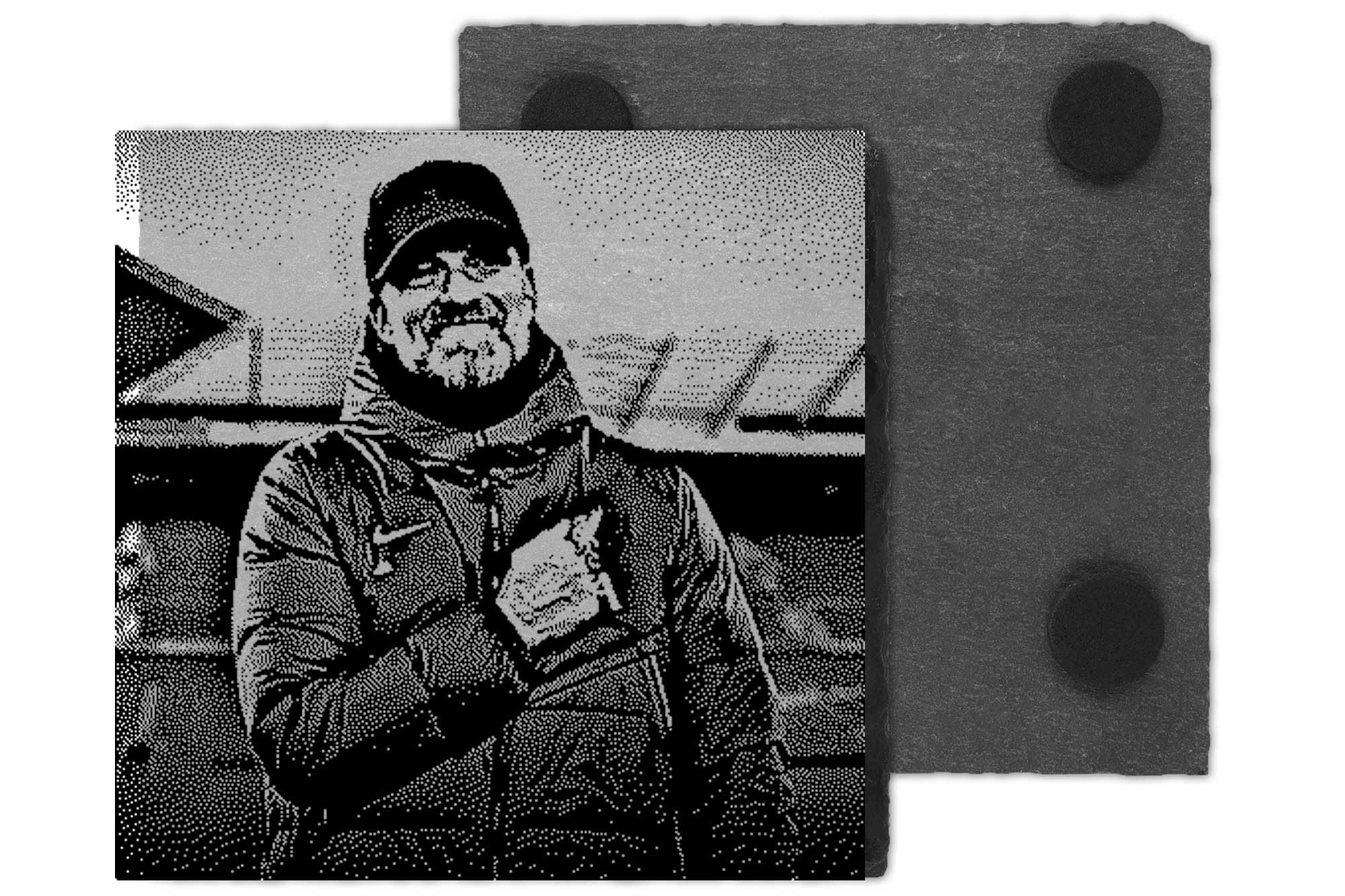 Jürgen Klopp Coaster Set, Club Coasters, Jürgen Klopp Theme, Football Fan Gift