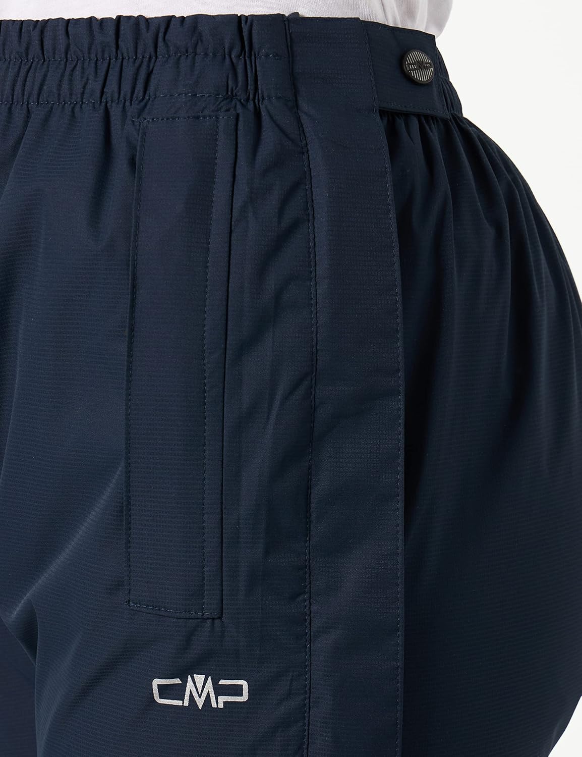 CMP Woman Pant with Full Lenght Side Zips L Black Blue