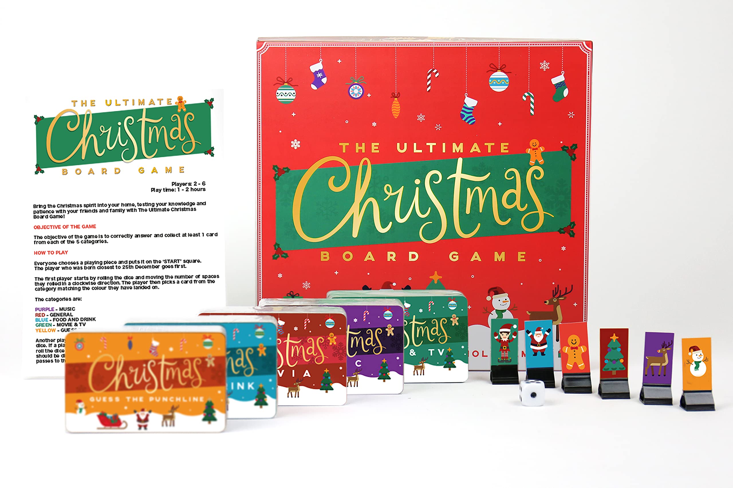 Gift Republic Ultimate Christmas Family Board Game, Multicoloured - Image 4