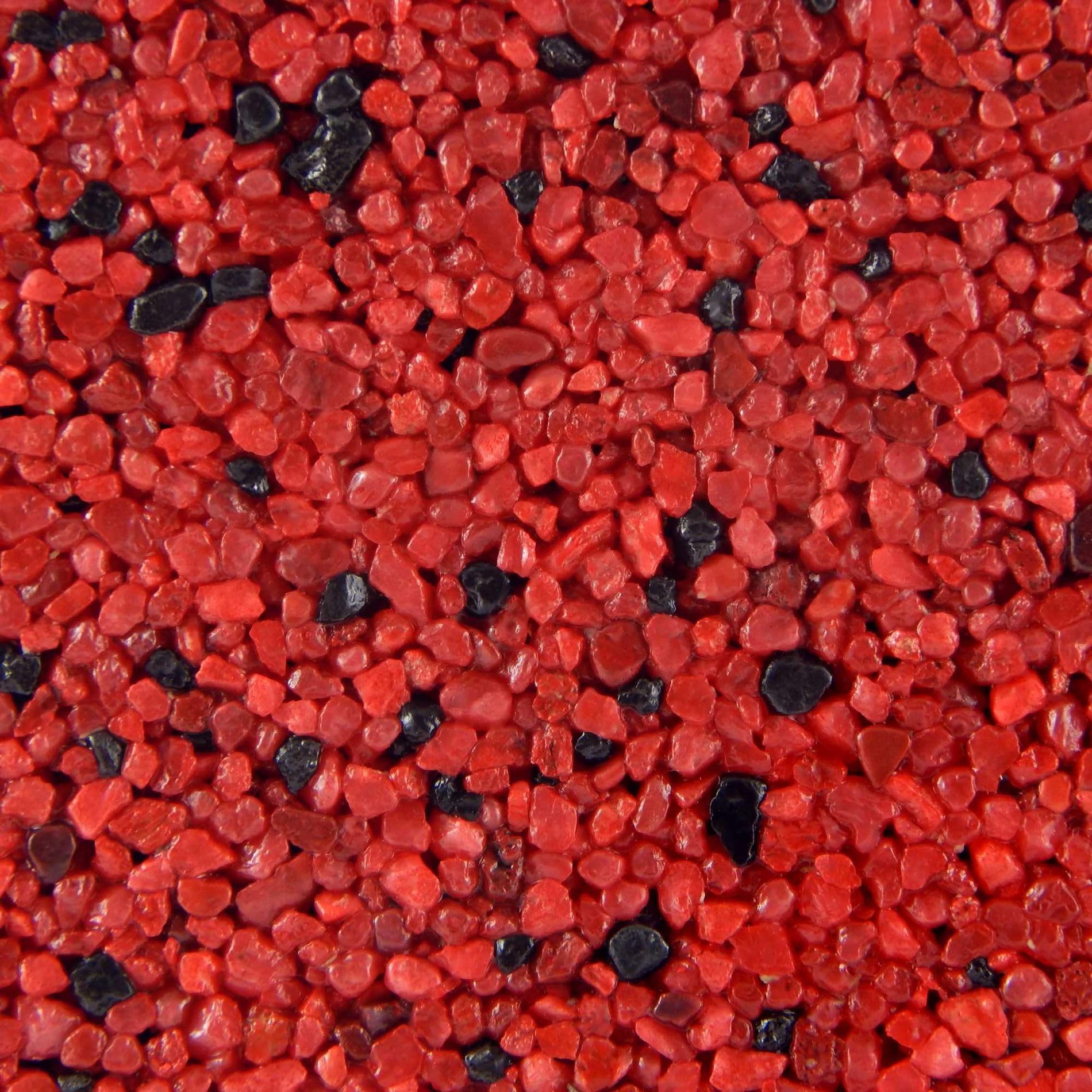 Terralith Buntsteinputz 14kg in rot, Sockelputz für Innen und Außen mit Reinacrylat Bindemittel aus Naturstein, 1-2mm Körnung (BSP05)