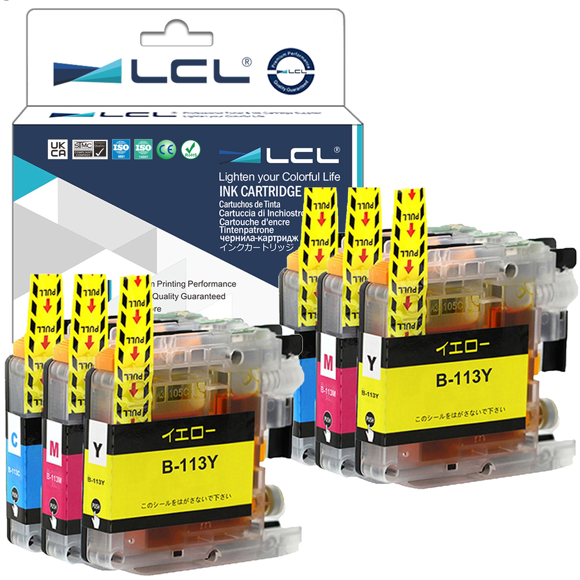 Amazon.co.jp: LCL Brother用 LC113 LC113C LC113M LC113Y (3色セット