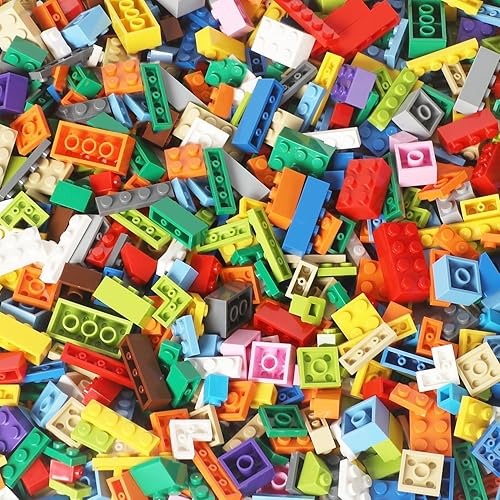 Miniatura 5 de 300 piezas de ladrillos de construcción compatibles con Lego Classic  300 piezas de bloques de construcción básicos a granel en color al azar  Forma