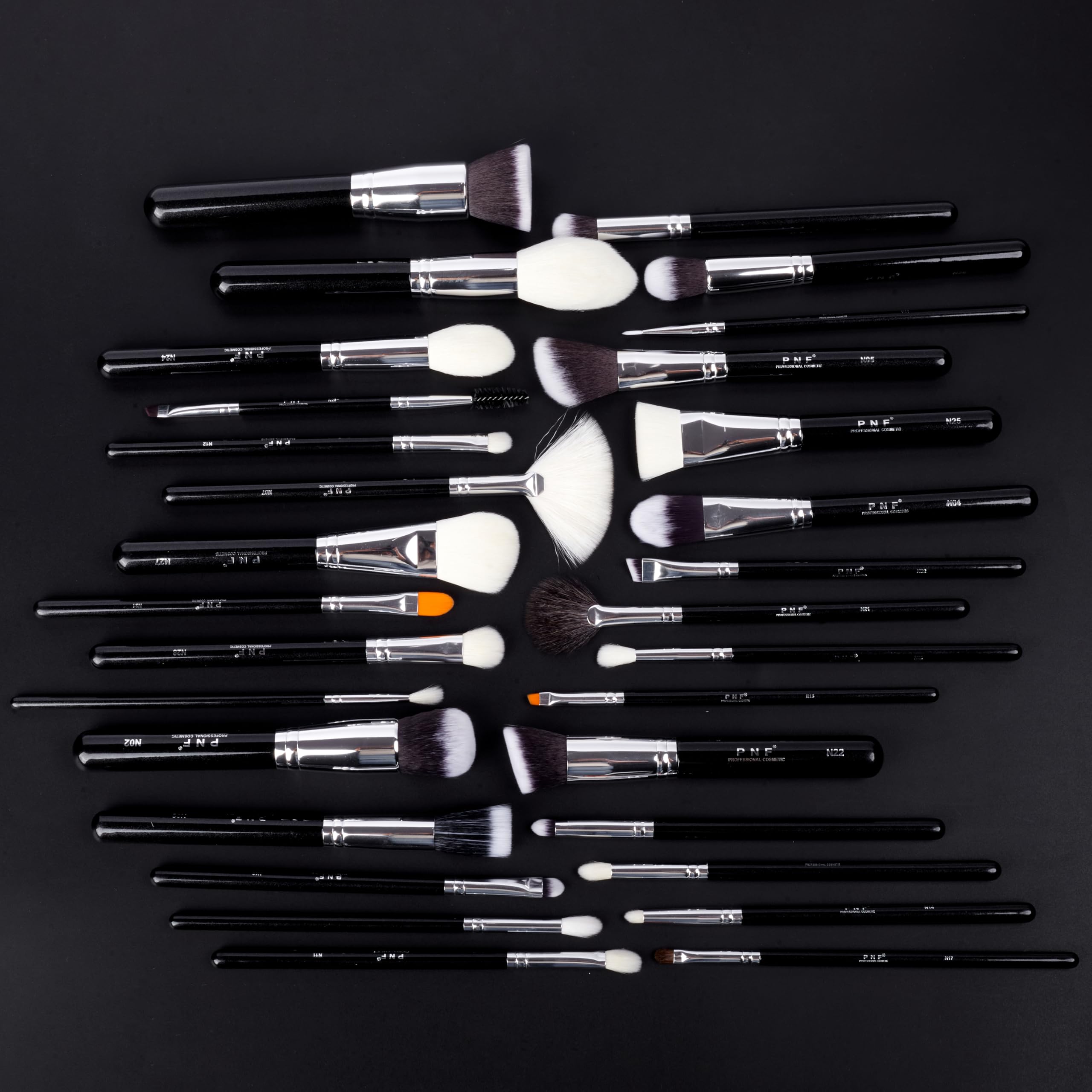 PNF PROFESSIONAL Makeup Brushes 30pcs Makeup Brush Set Premium