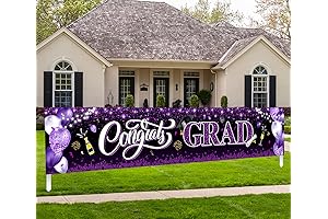 Purple Graduation Banner Class of 2023