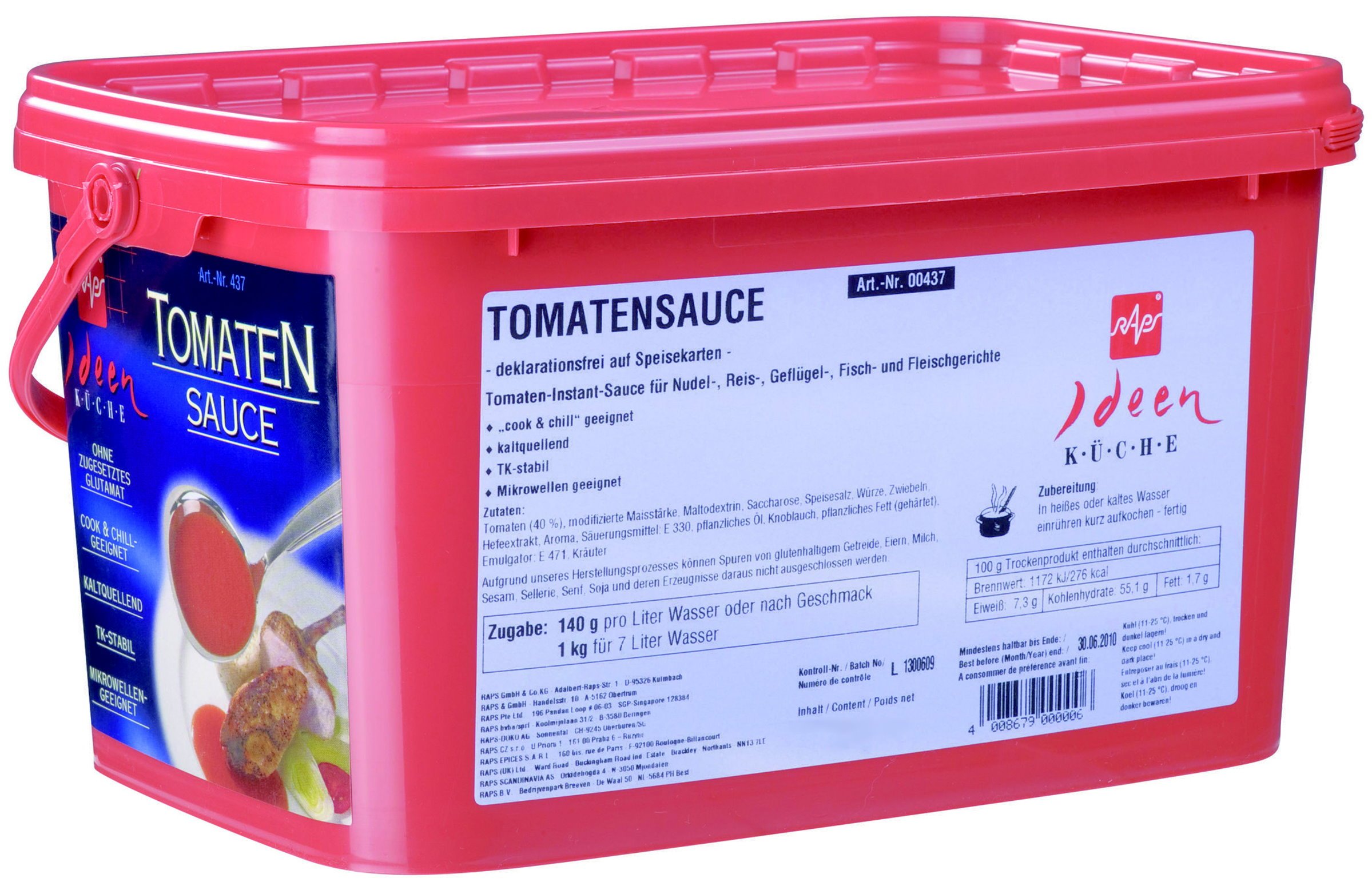 1a RAPS Gewürze - TOMATENSAUCE - Redbox 4kg - 1000437-003