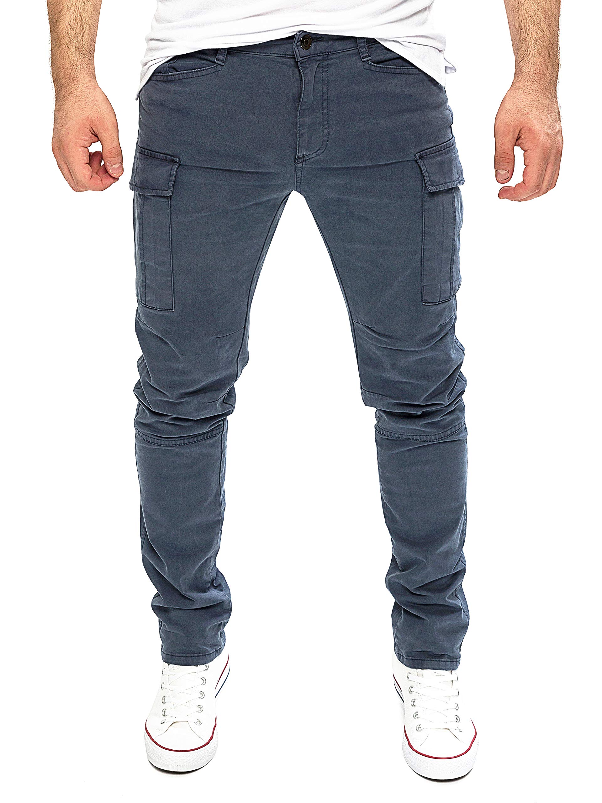Yazubi Jayden - Herren Cargo Hose - Baumwoll Cargo Jeans