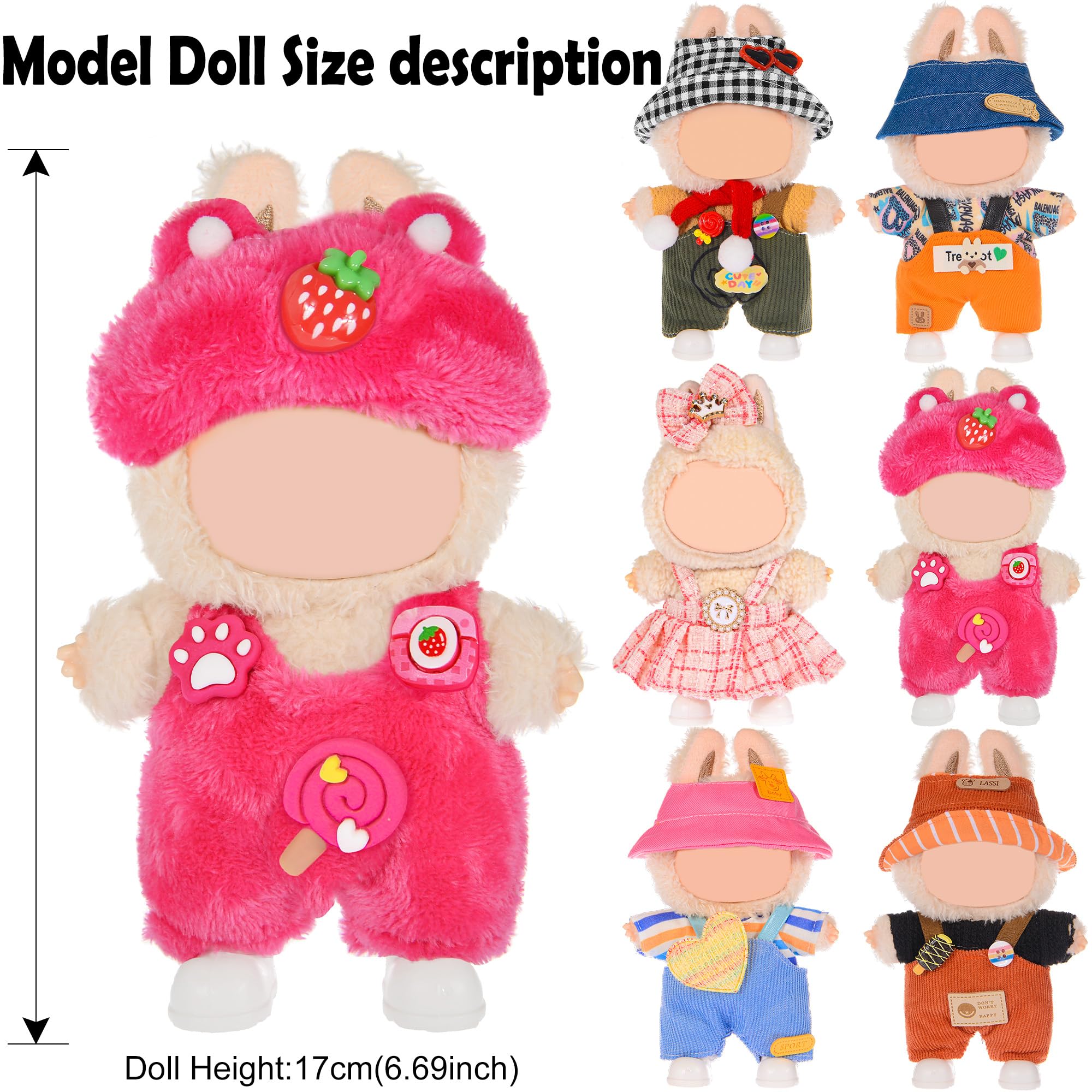 Set 4 Vestiti Per Bambole La-bu - Abiti Eleganti Con Accessori, Rosa