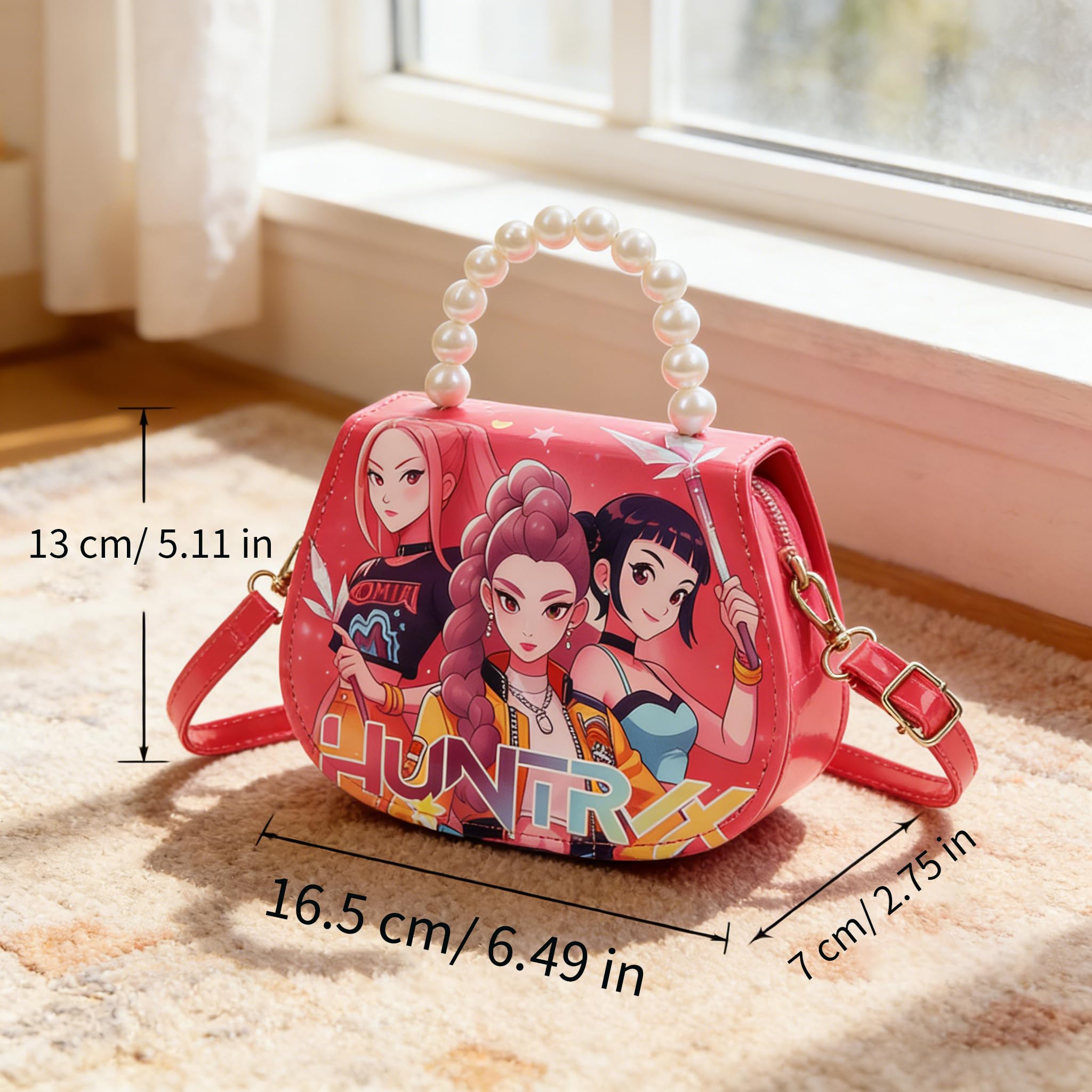 KDWER Cartoon Sling Crossbody Bag Wallet Kawaii storage bag Travel Purse Bags for Women — view 4