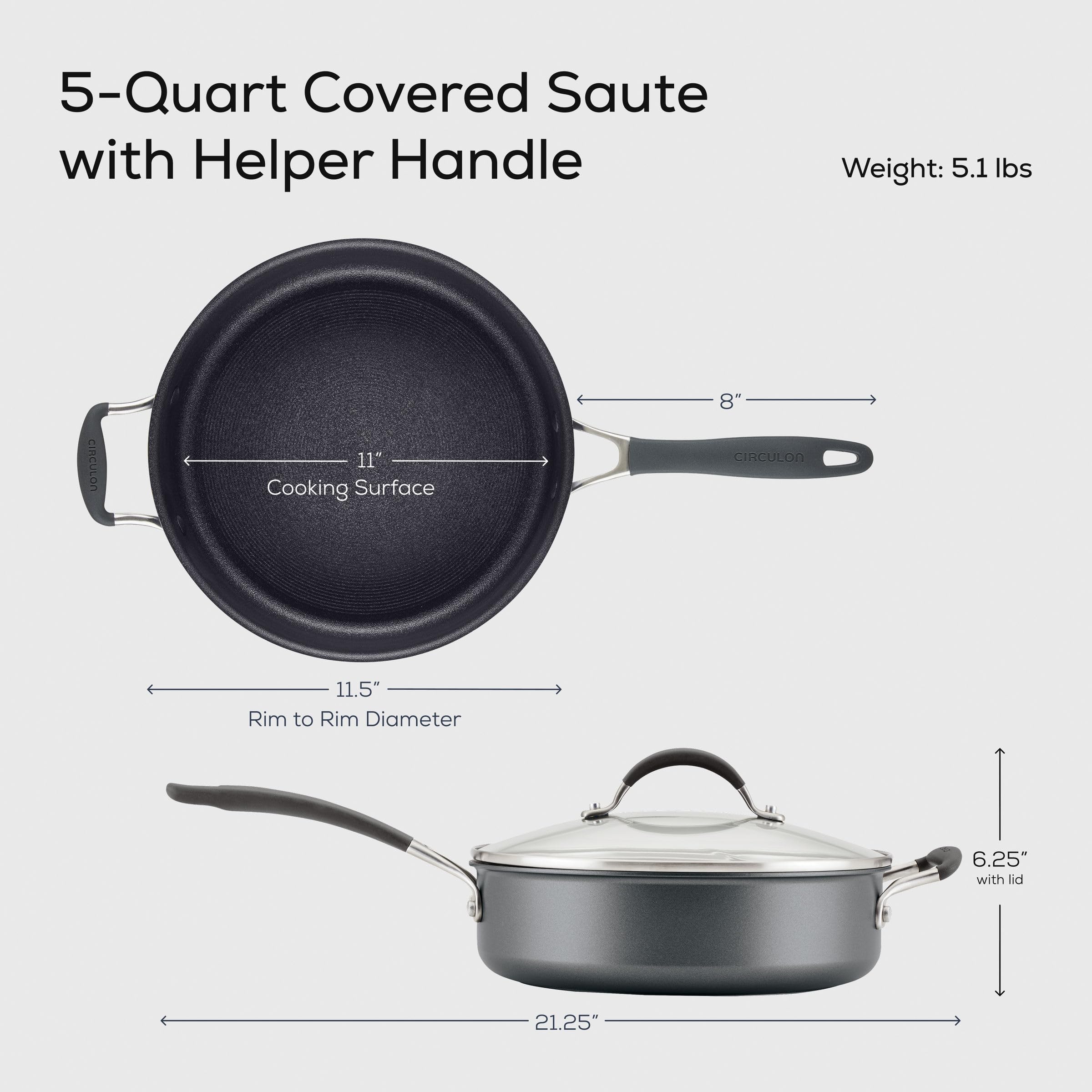 Circulon A1 Sauté Pan - Extreme Nonstick -2