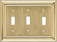 Vista 14 de Monarch Abode Placa de Pared de Palanca de 1-Gang, Placa de Pared de Interruptor Individual de Metal Arquitectónico, Placa de Cubierta Decorativa