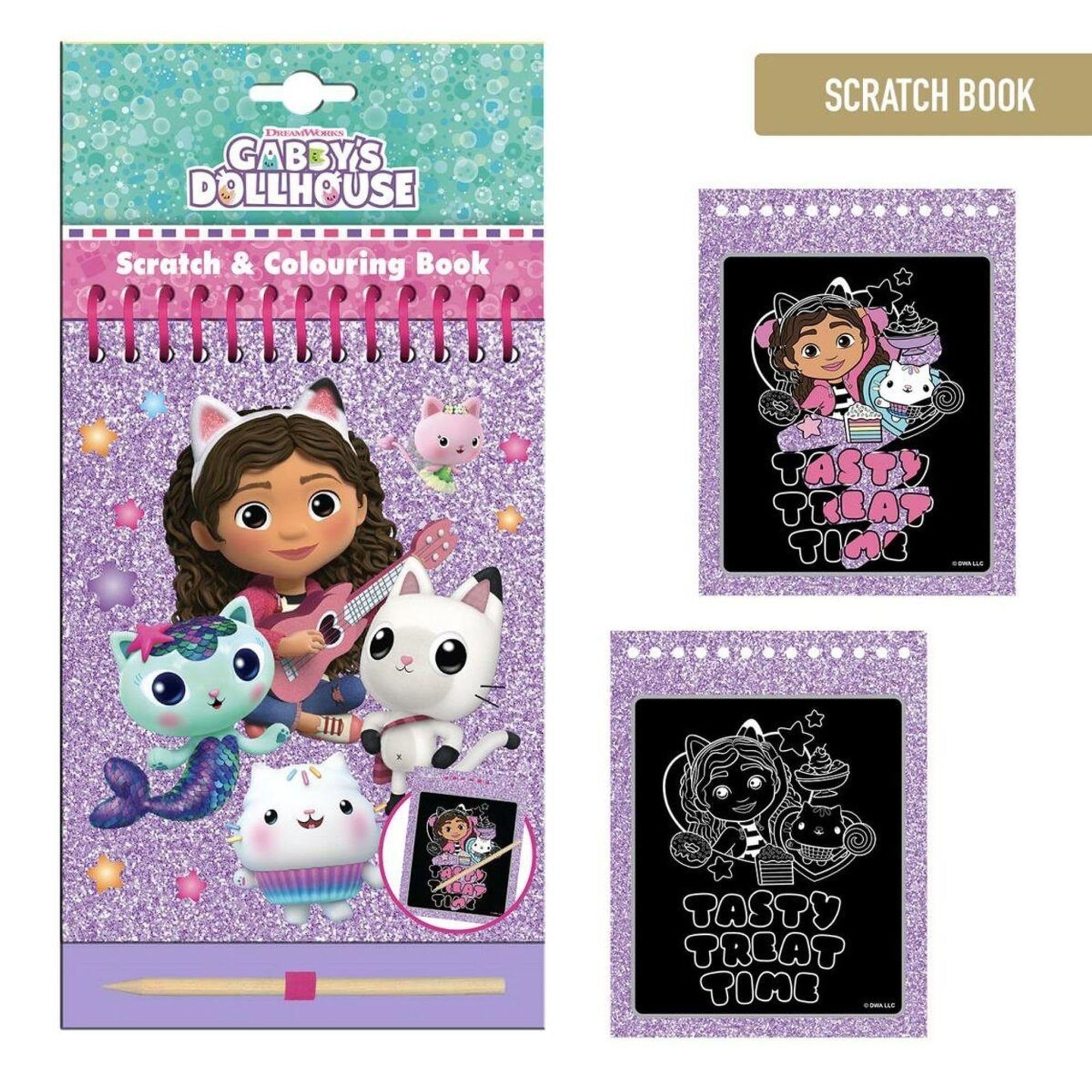 Cuaderno Mágico Gabby’s Dollhouse con Bolígrafo y Hojas Reutilizable - Libreta Infantil de Dibujo y Escritura Creativa para Niñas Fans de Gabby’s Dollhouse