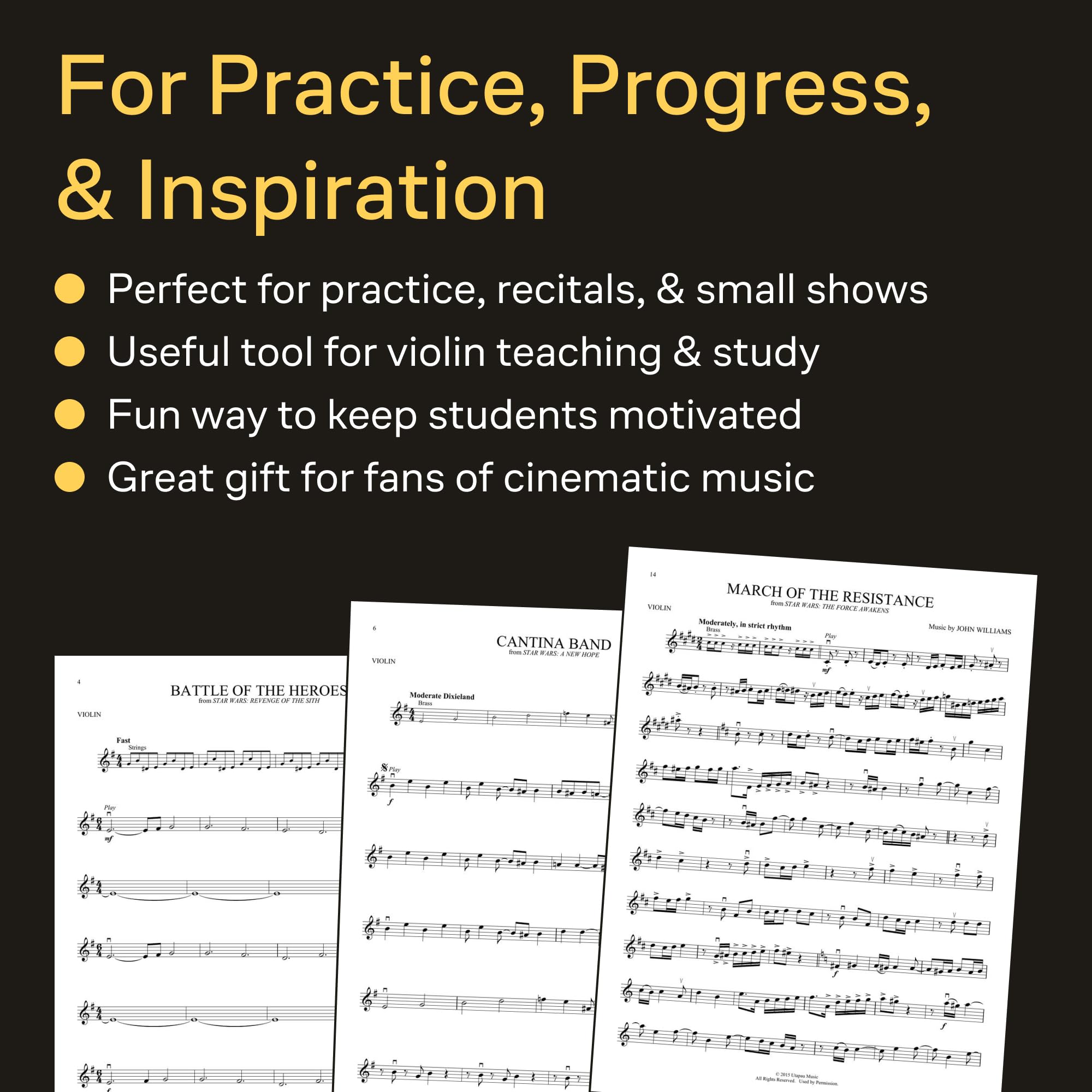 Star Wars: Music From All Nine Films (Star Wars - Instrumental Play-Along, Violin)
