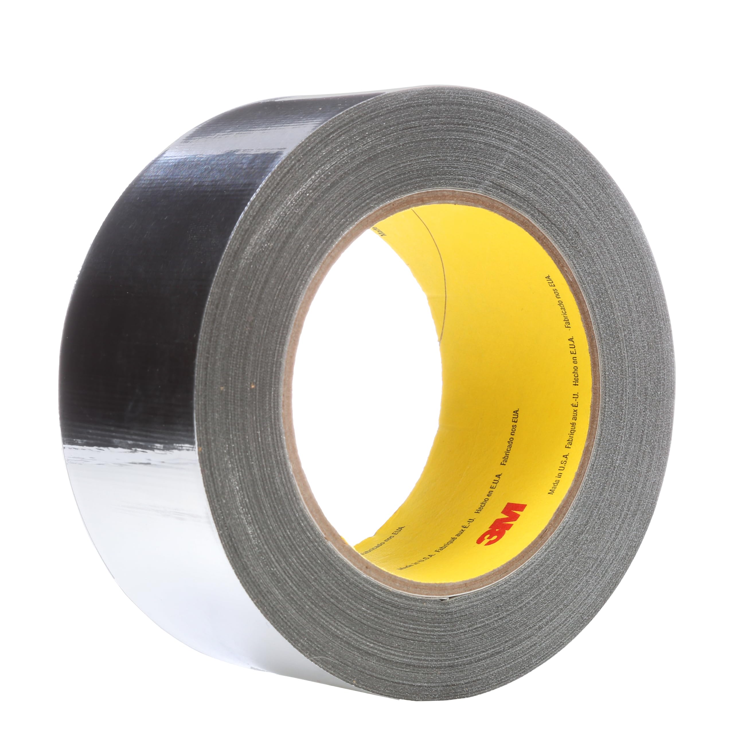 3M Nastro Adesivo Alluminio Tessuto di Vetro 363, 25.4 mm X 33 m, 0.2 mm, Argento, 36 Pezzi