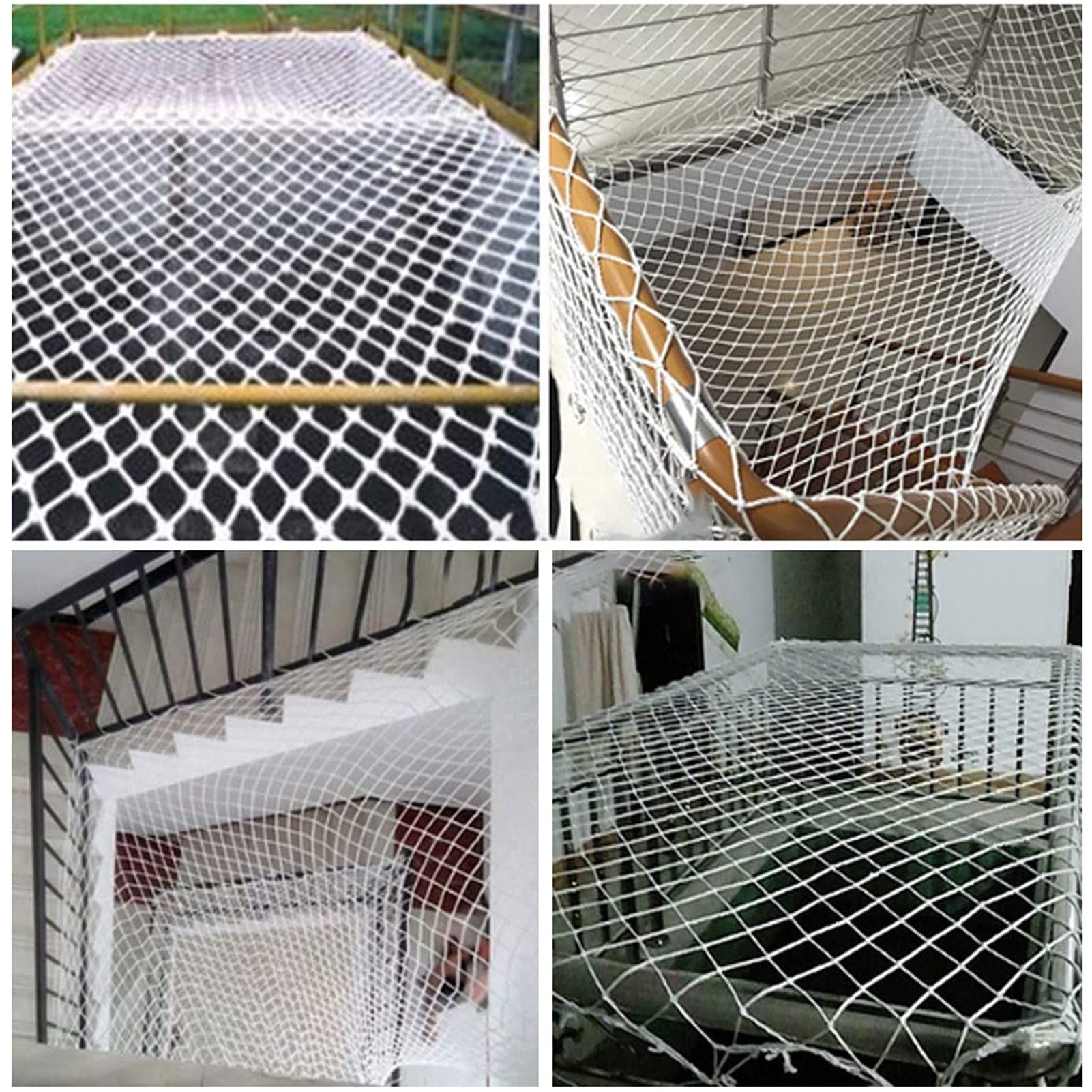 Filet de sécurité extérieur pour l'escalade des enfants - Filet de protection 2 x 8 m avec maille de 5 cm - Idéal pour jouer et grimper dans le jardin - Durable et sûr