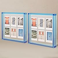 Vista 14 de Elil Polaroid & Fujifilm - Marco de fotos flotante de acrílico transparente de 11.8 x 10.2 pulgadas con capacidad para fotos de 8 x 10 pulgadas o 12